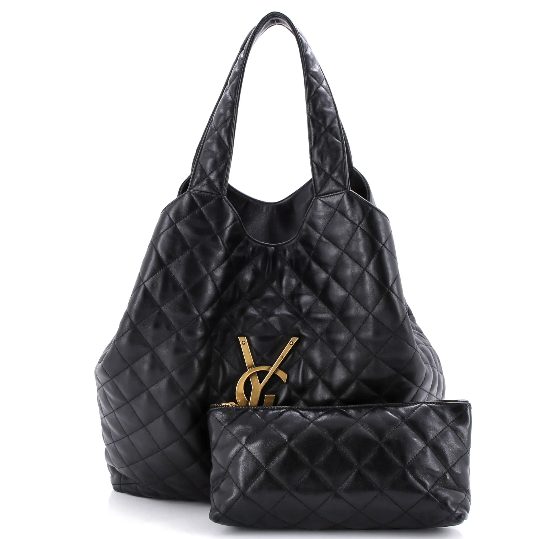 Icare Shopping Tote Quilted Leather Maxi - Image 2
