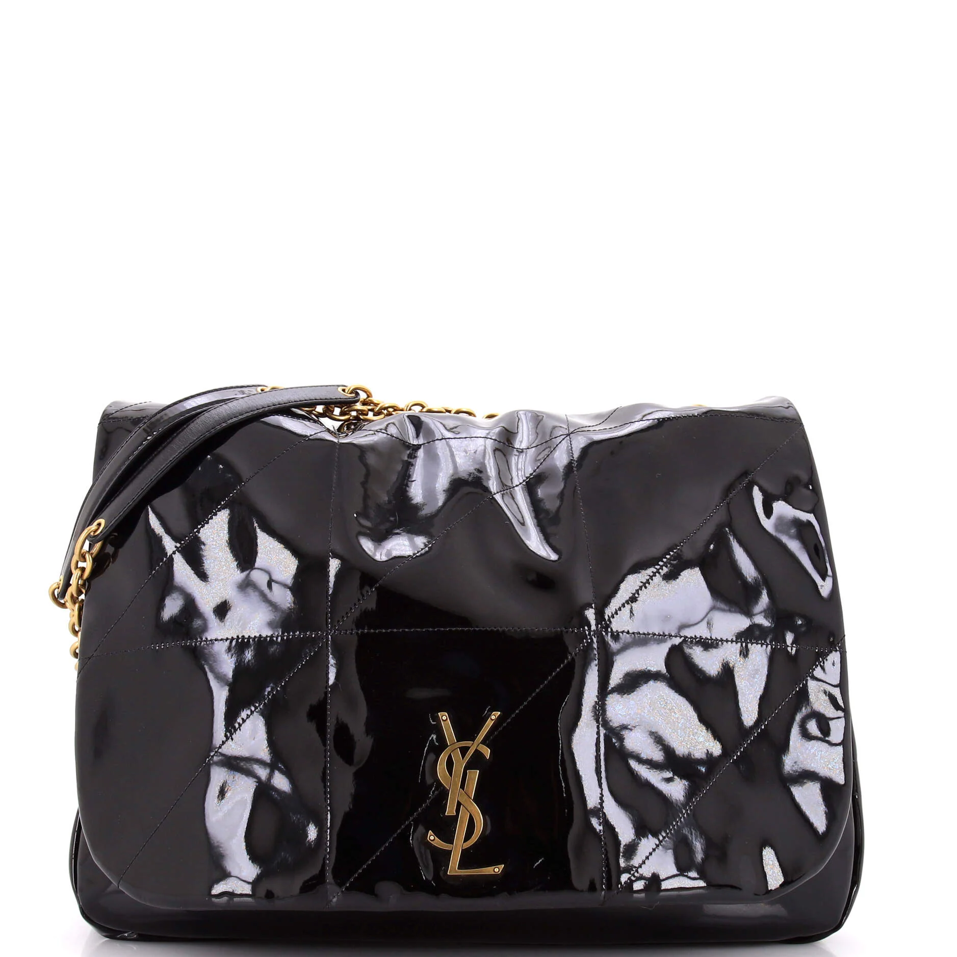 Jamie 4.3 Shoulder Bag Quilted Patent Large