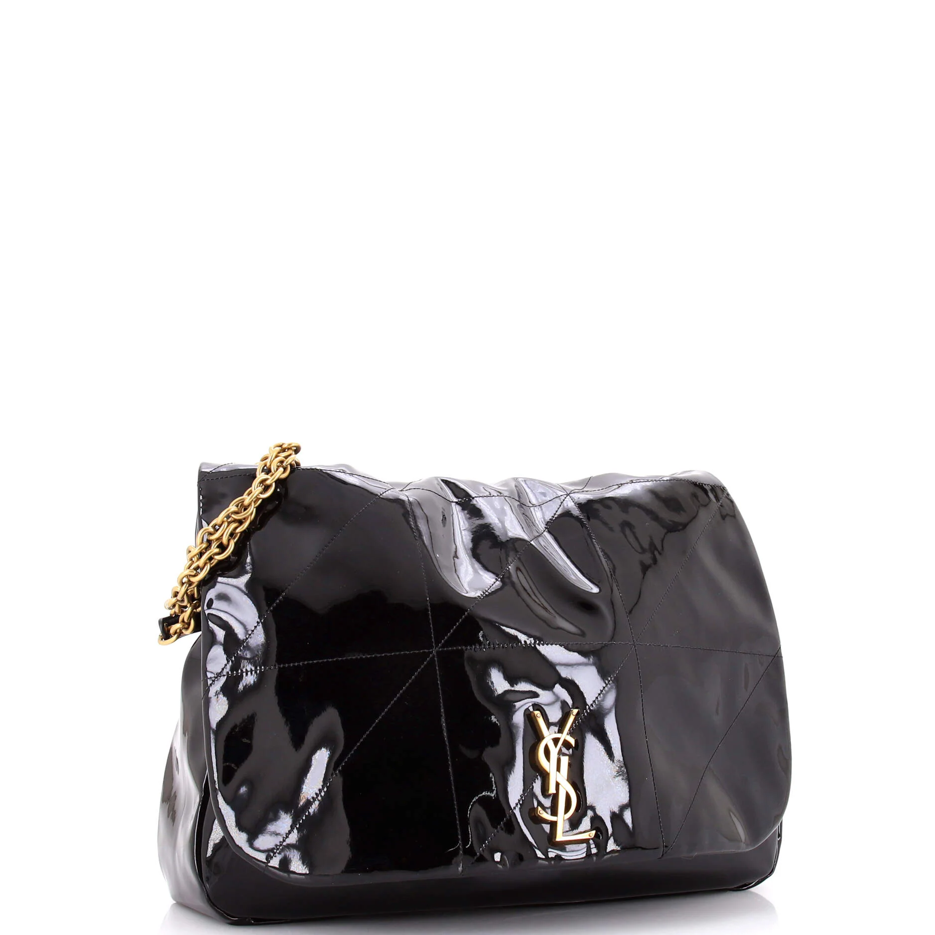 Jamie 4.3 Shoulder Bag Quilted Patent Large - Image 2
