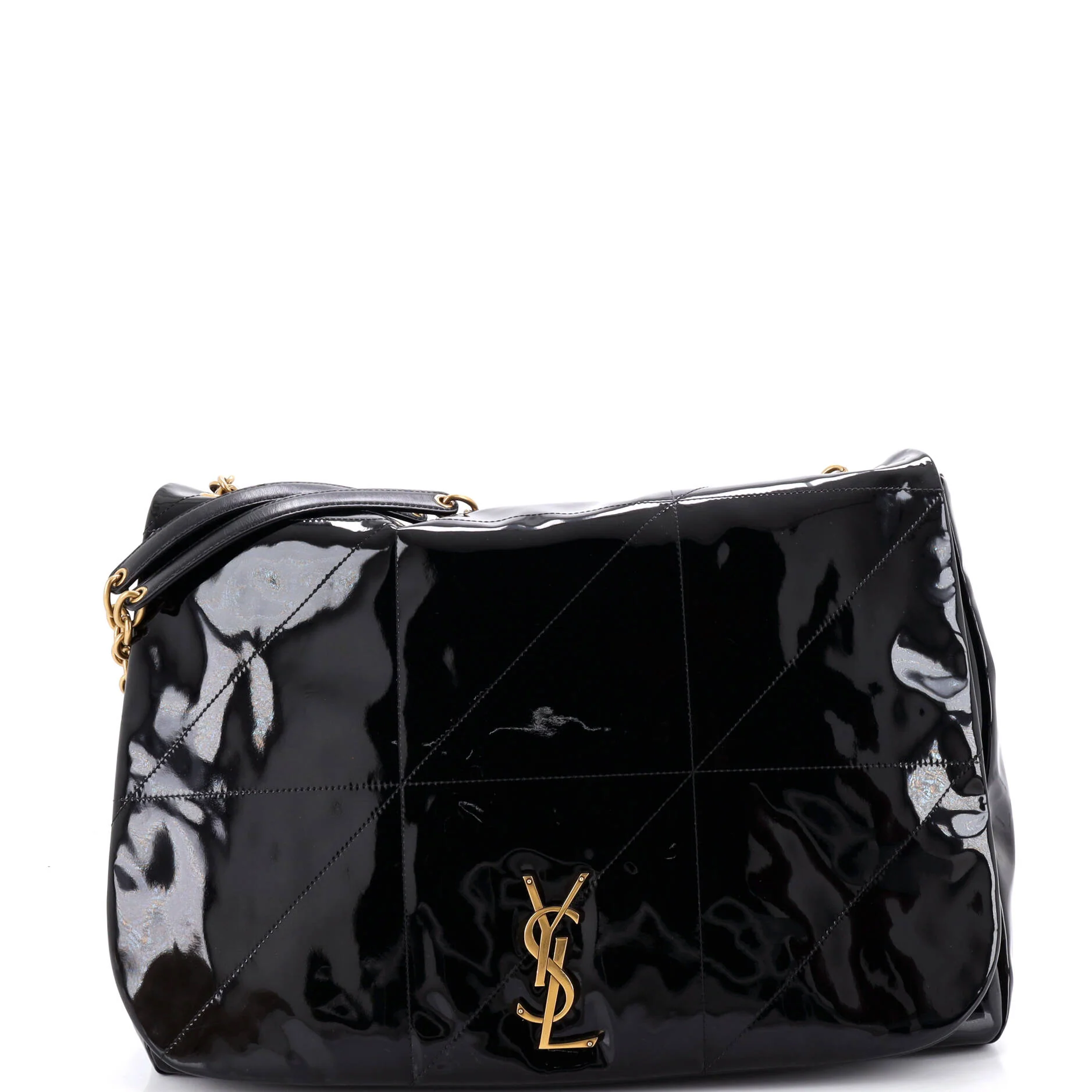 Jamie 4.3 Shoulder Bag Quilted Patent Large