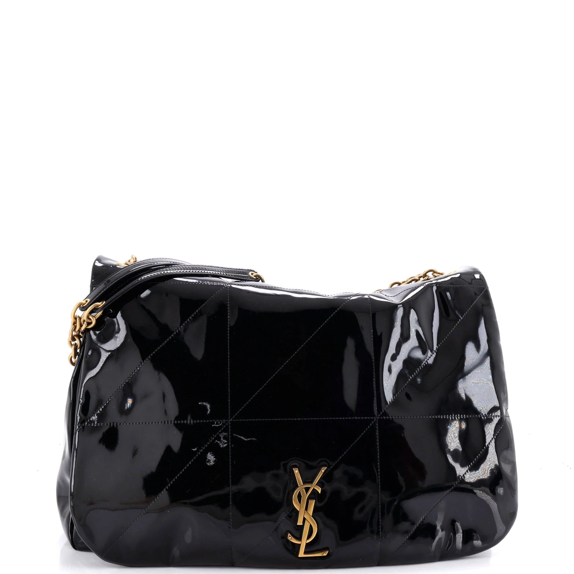 Jamie 4.3 Shoulder Bag Quilted Patent Large