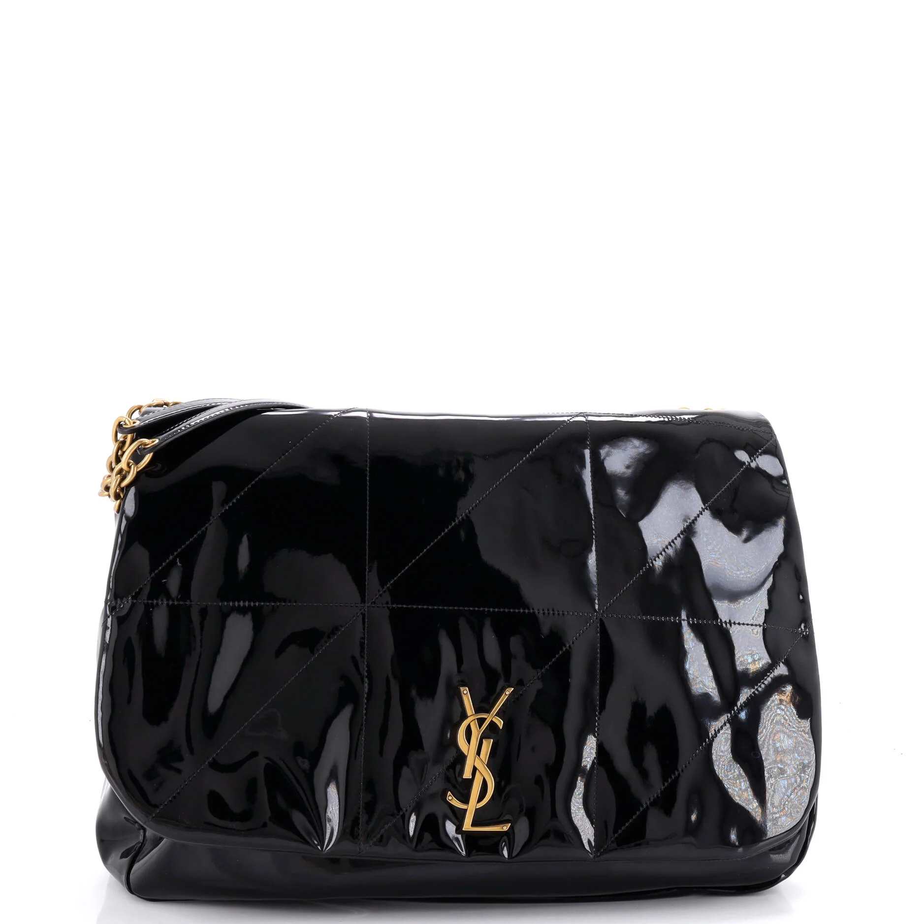 Jamie 4.3 Shoulder Bag Quilted Patent Large