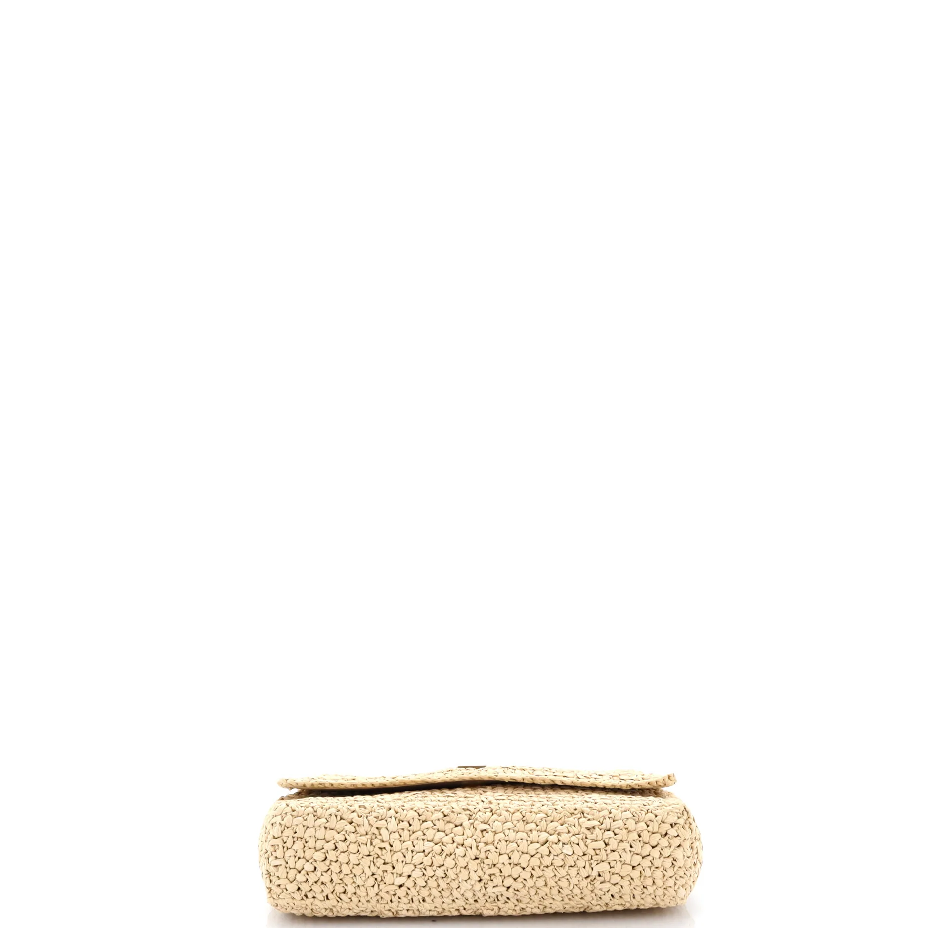 Jamie Flap Bag Crochet Raffia Medium - Image 4