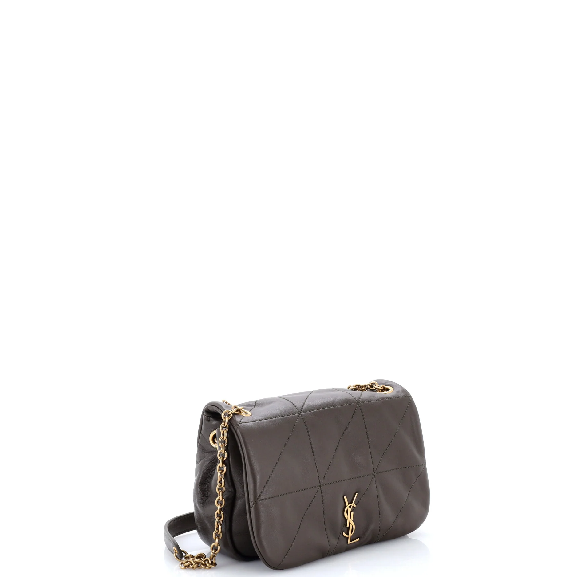 Jamie Flap Bag Quilted Leather Small - Image 2