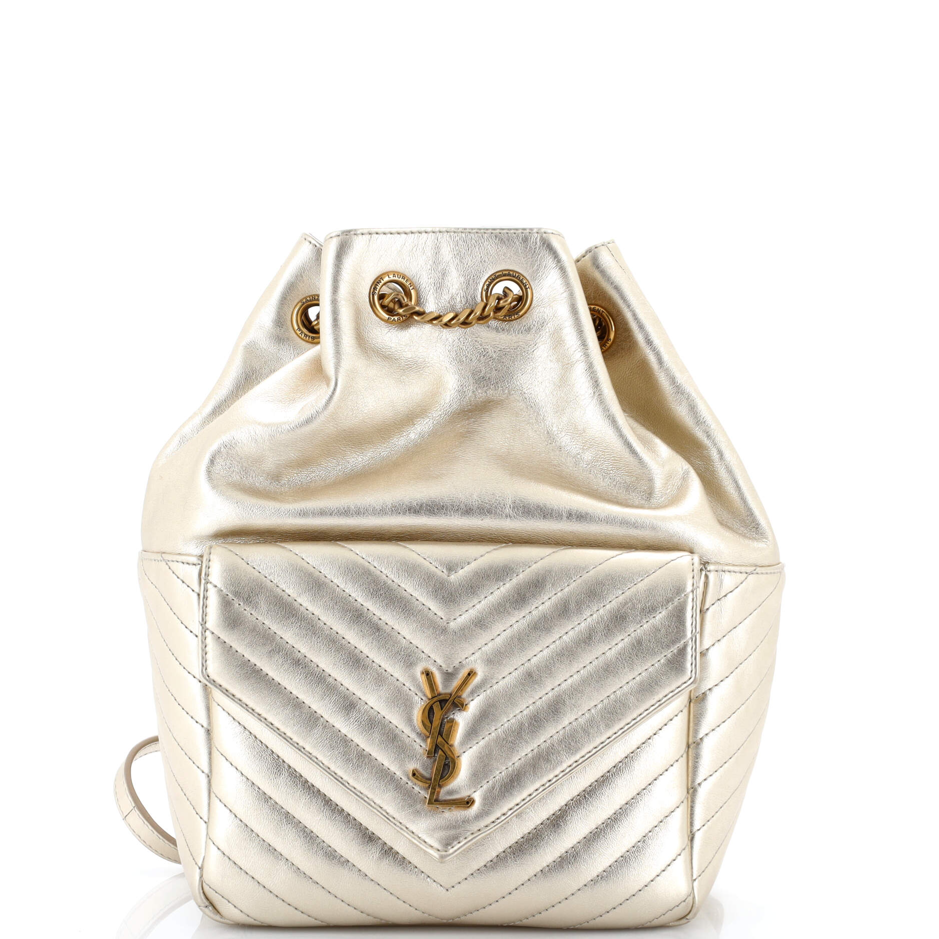 Joe Backpack Matelasse Chevron Leather