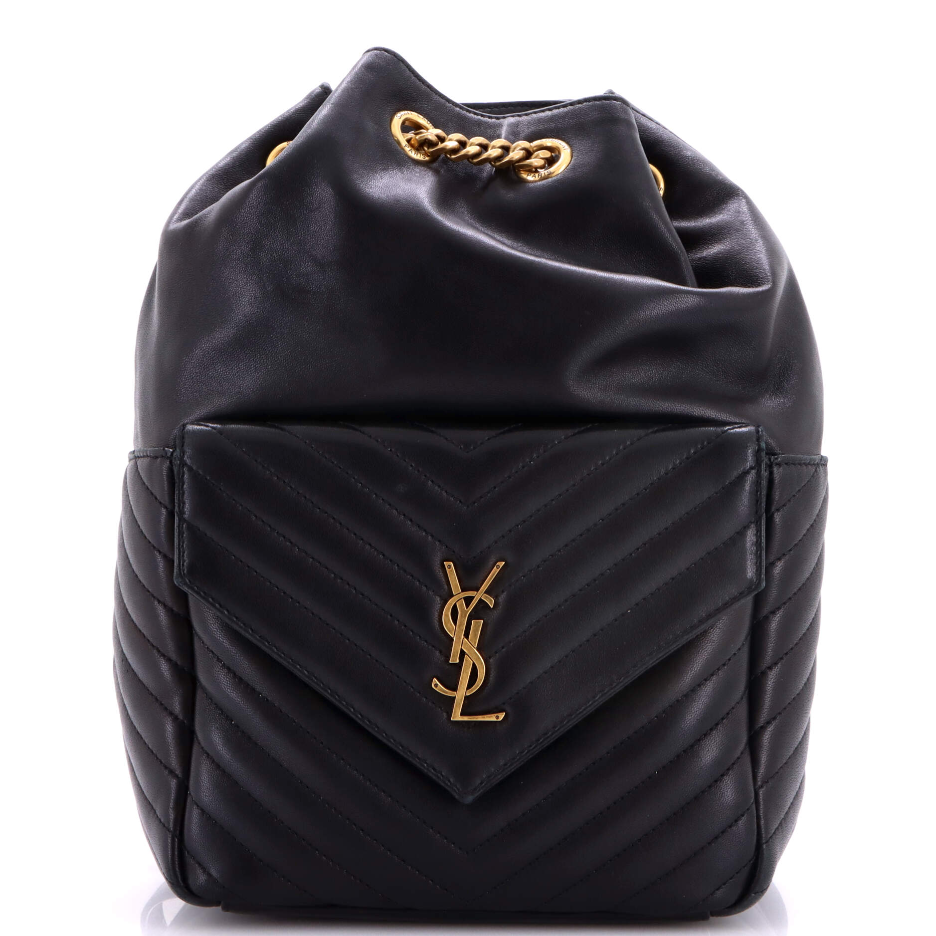 Joe Backpack Matelasse Chevron Leather