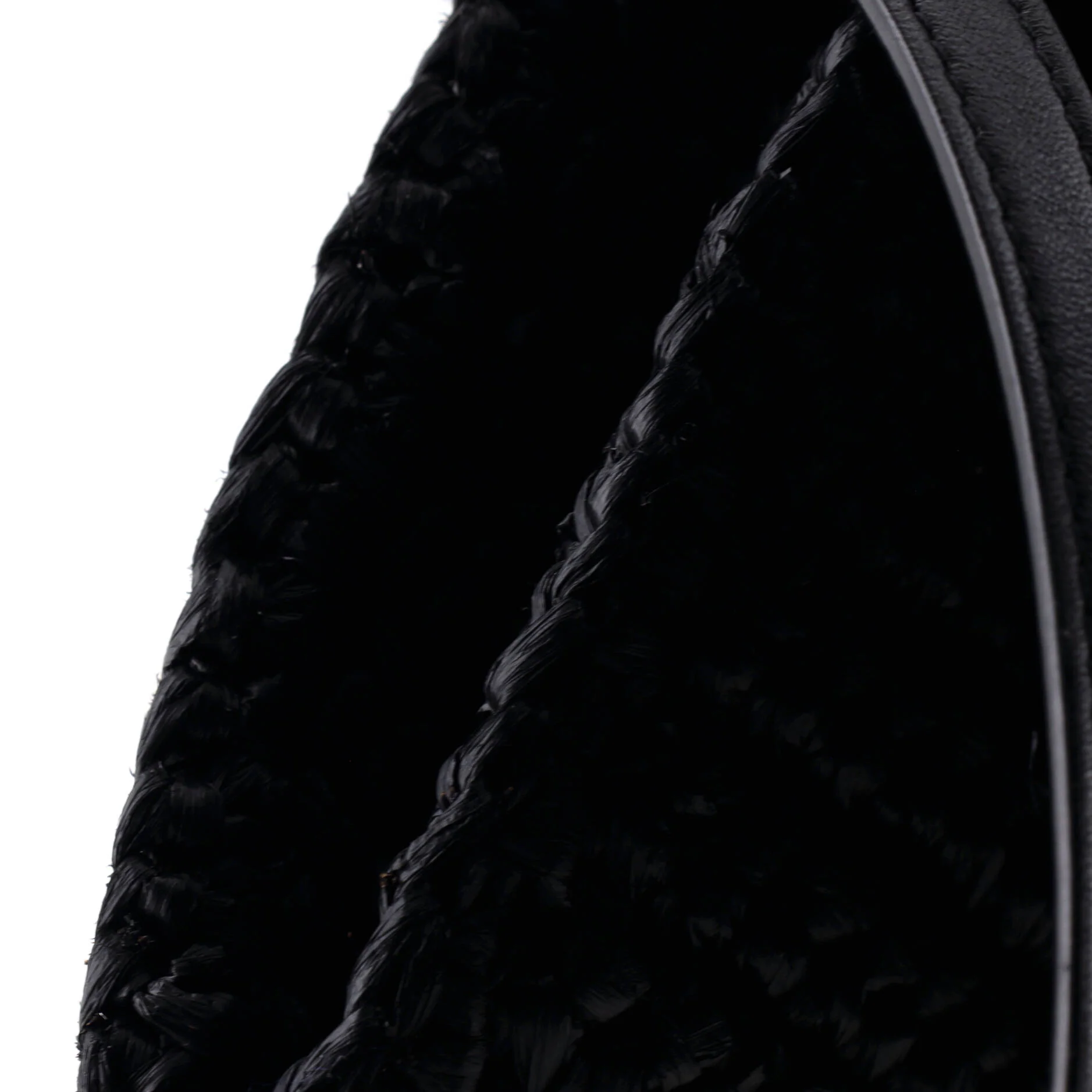 Kate 99 Tassel Flap Bag Woven Raffia Medium - Image 6
