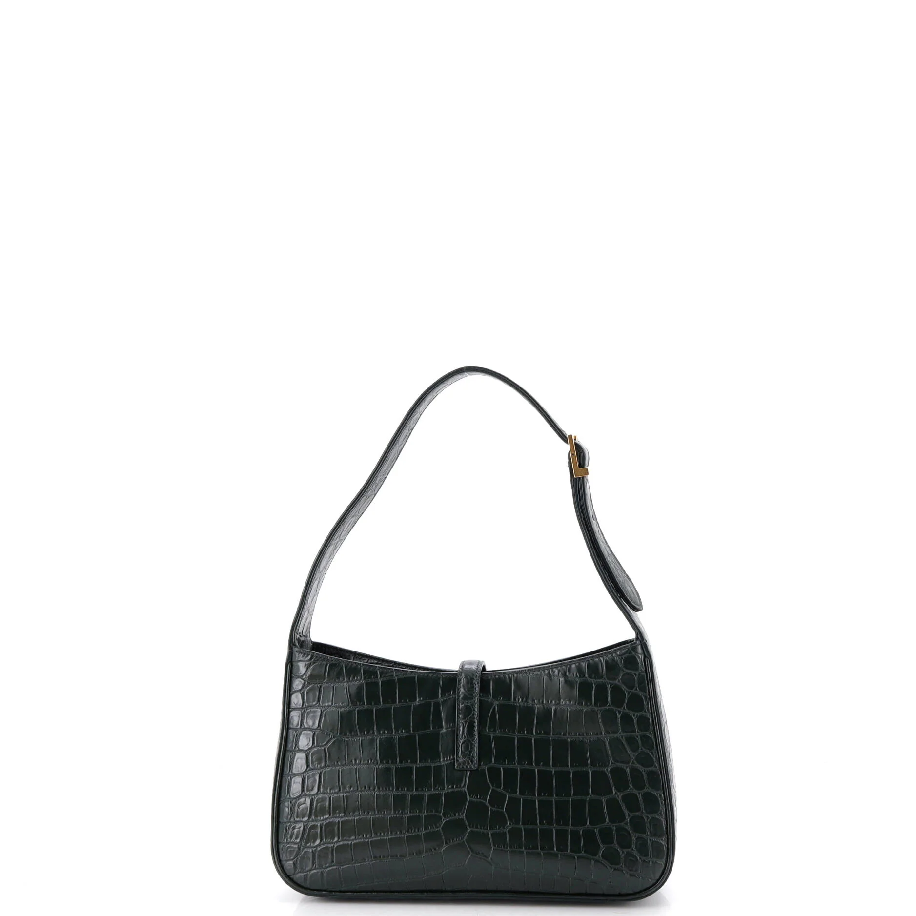 Le 5 a 7 Hobo Crocodile Embossed Leather Small - Image 3