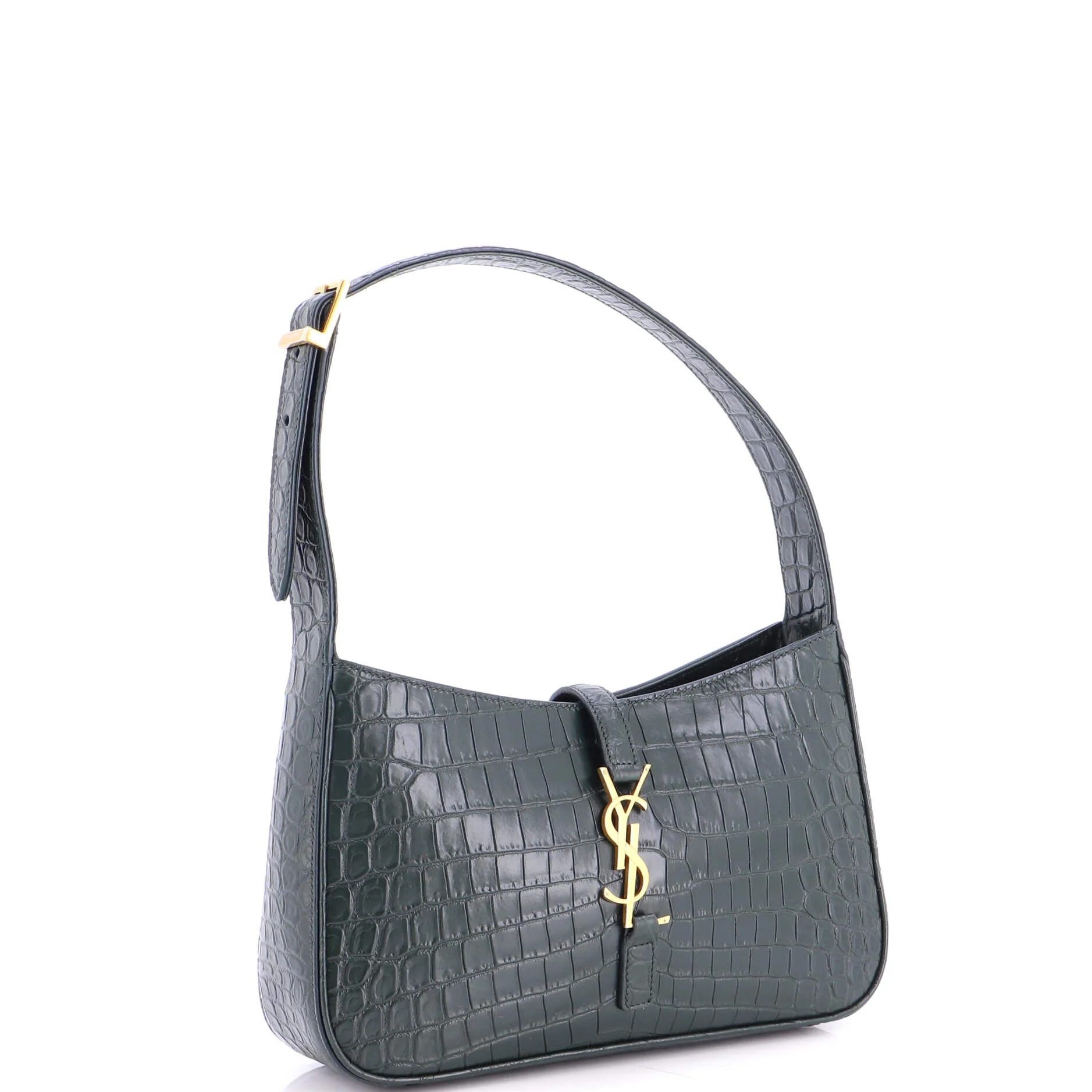 Le 5 a 7 Hobo Crocodile Embossed Leather Small - Image 2