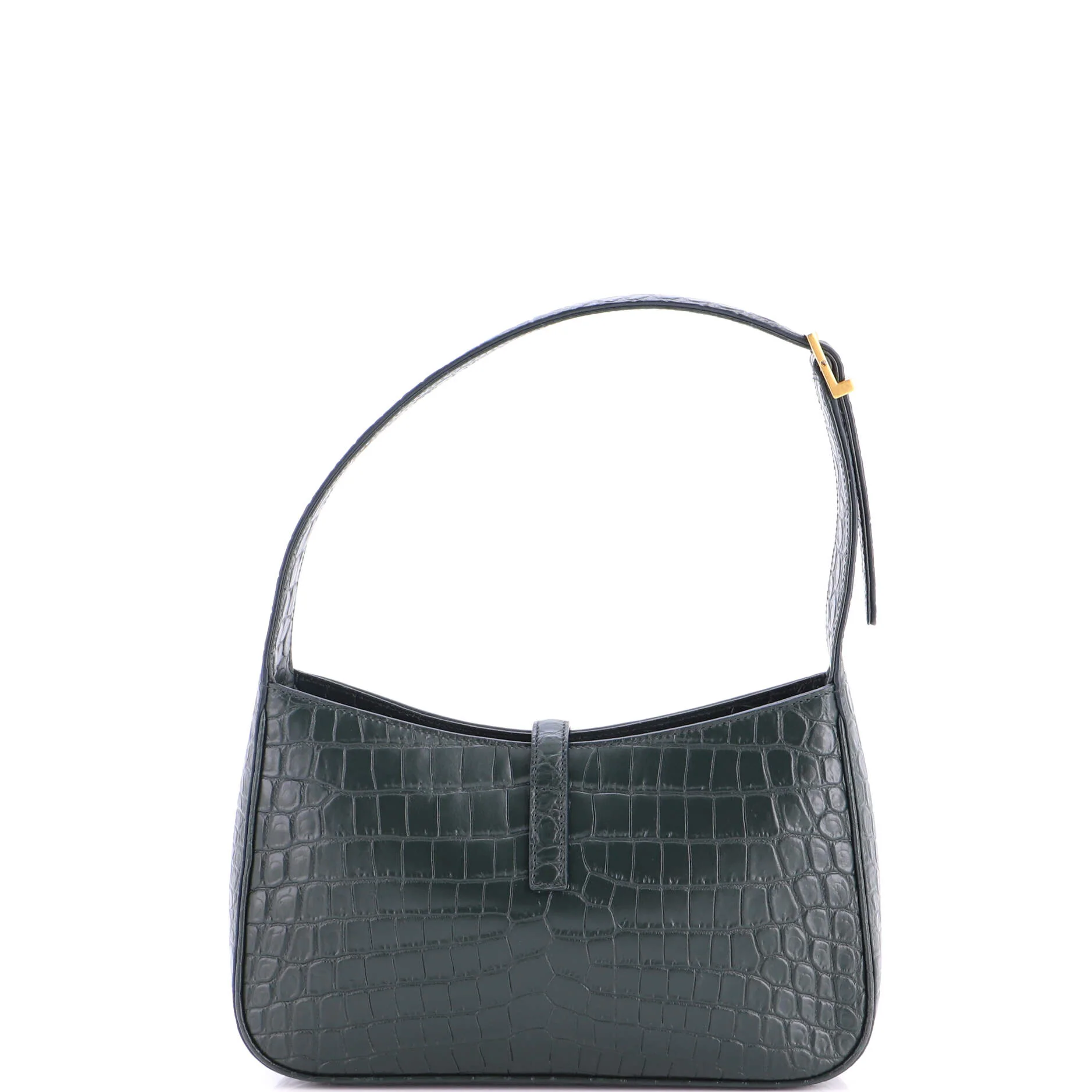 Le 5 a 7 Hobo Crocodile Embossed Leather Small - Image 3