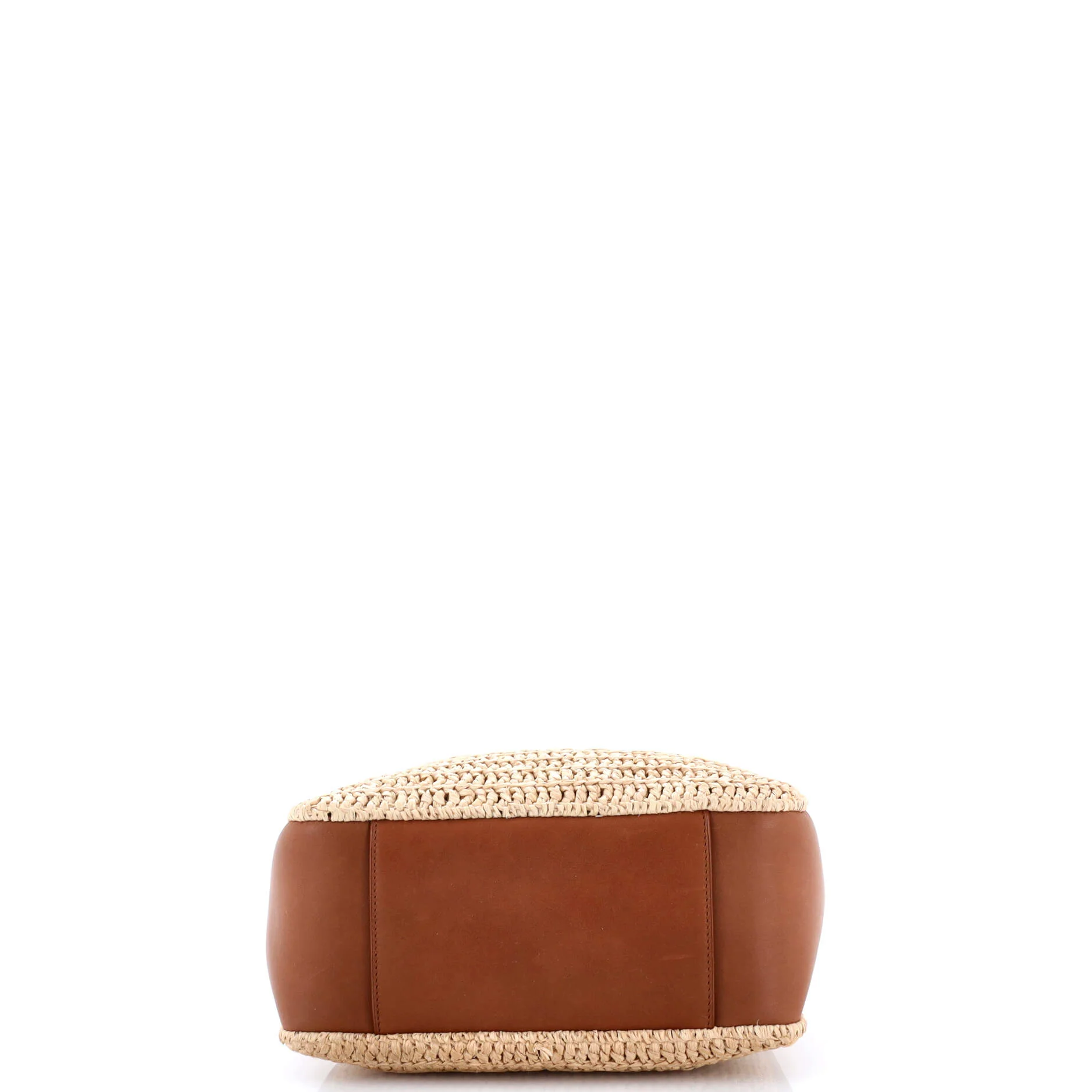 Le 5 a 7 Supple Hobo Raffia and Leather Small - Image 5