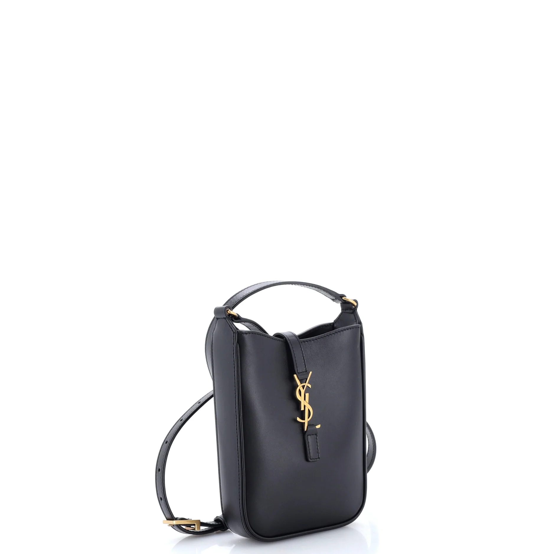 Le 5 a 7 Vertical Shoulder Bag Leather Mini - Image 2