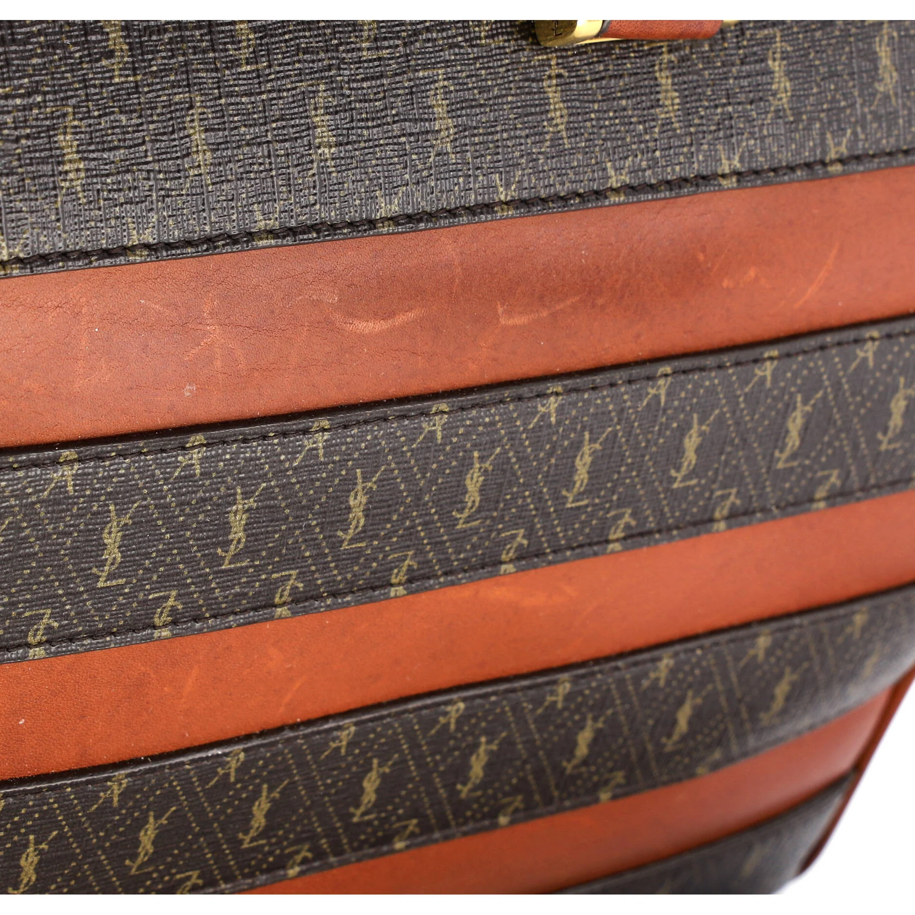 Le Monogramme Duffle Bag Monogram All Over Coated Canvas and Leather Medium - Image 7
