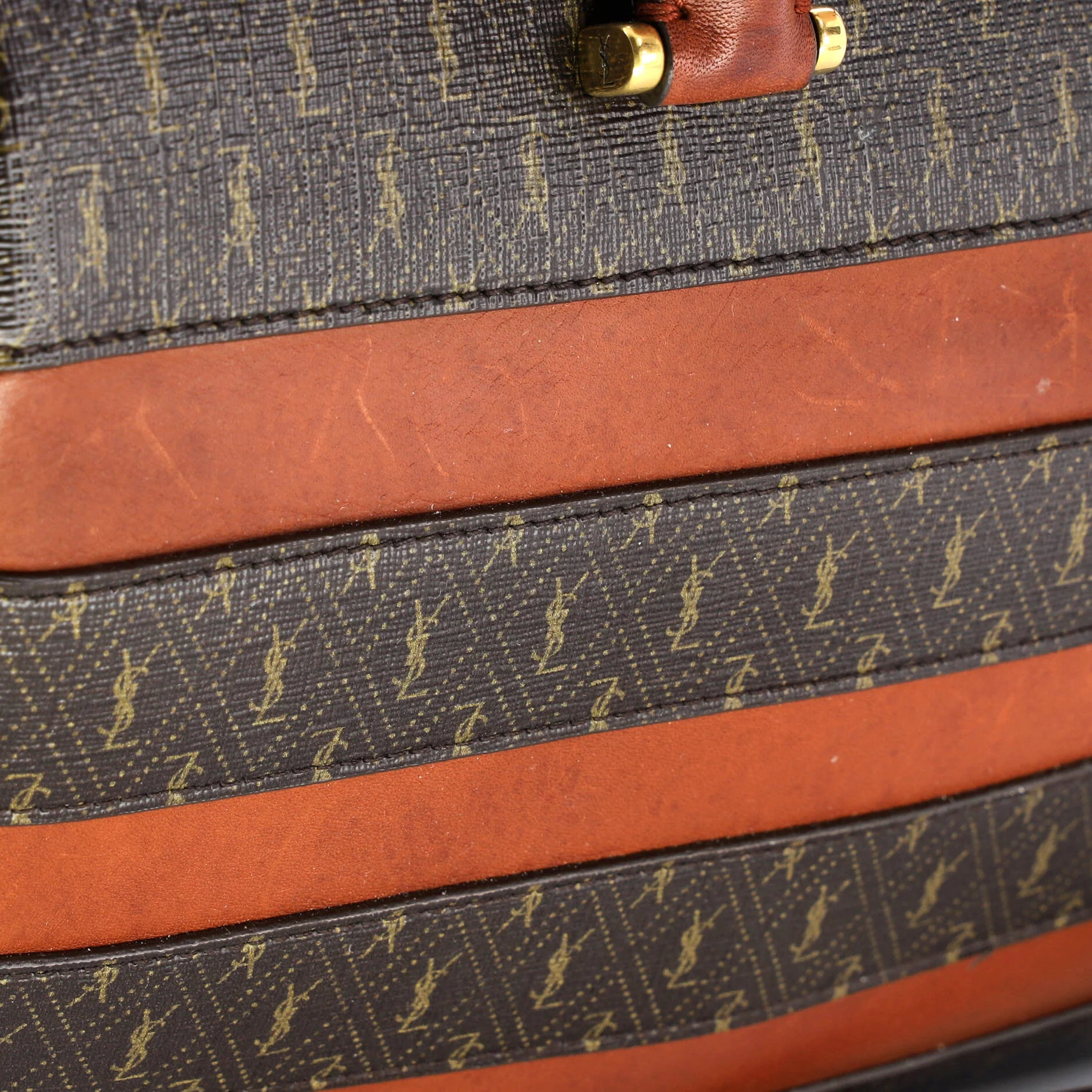 Le Monogramme Duffle Bag Monogram All Over Coated Canvas and Leather Medium - Image 8