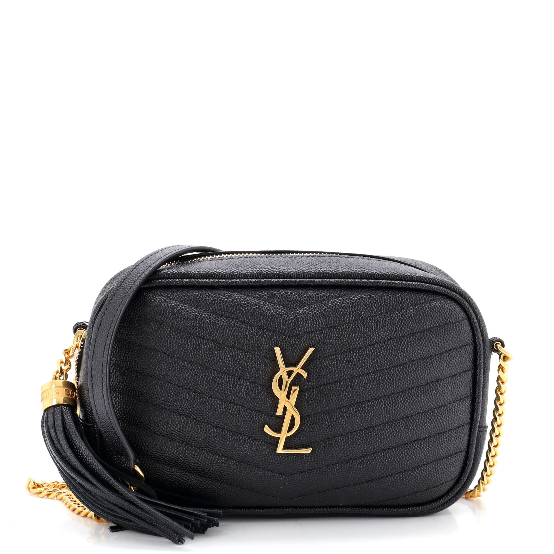 Lou Camera Bag Matelasse Chevron Leather Mini