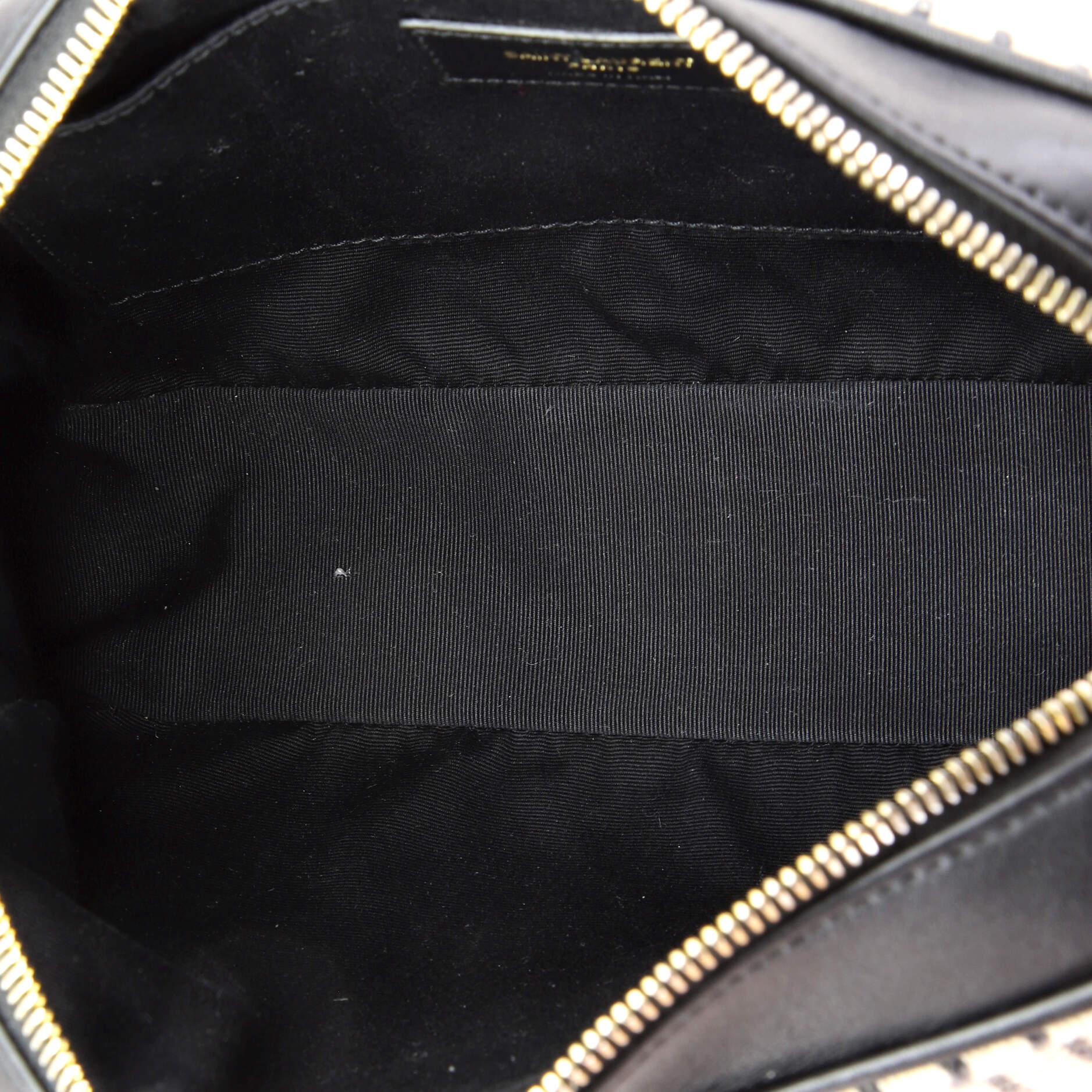 Lou Camera Bag Striped Canvas and Leather Small - Image 5