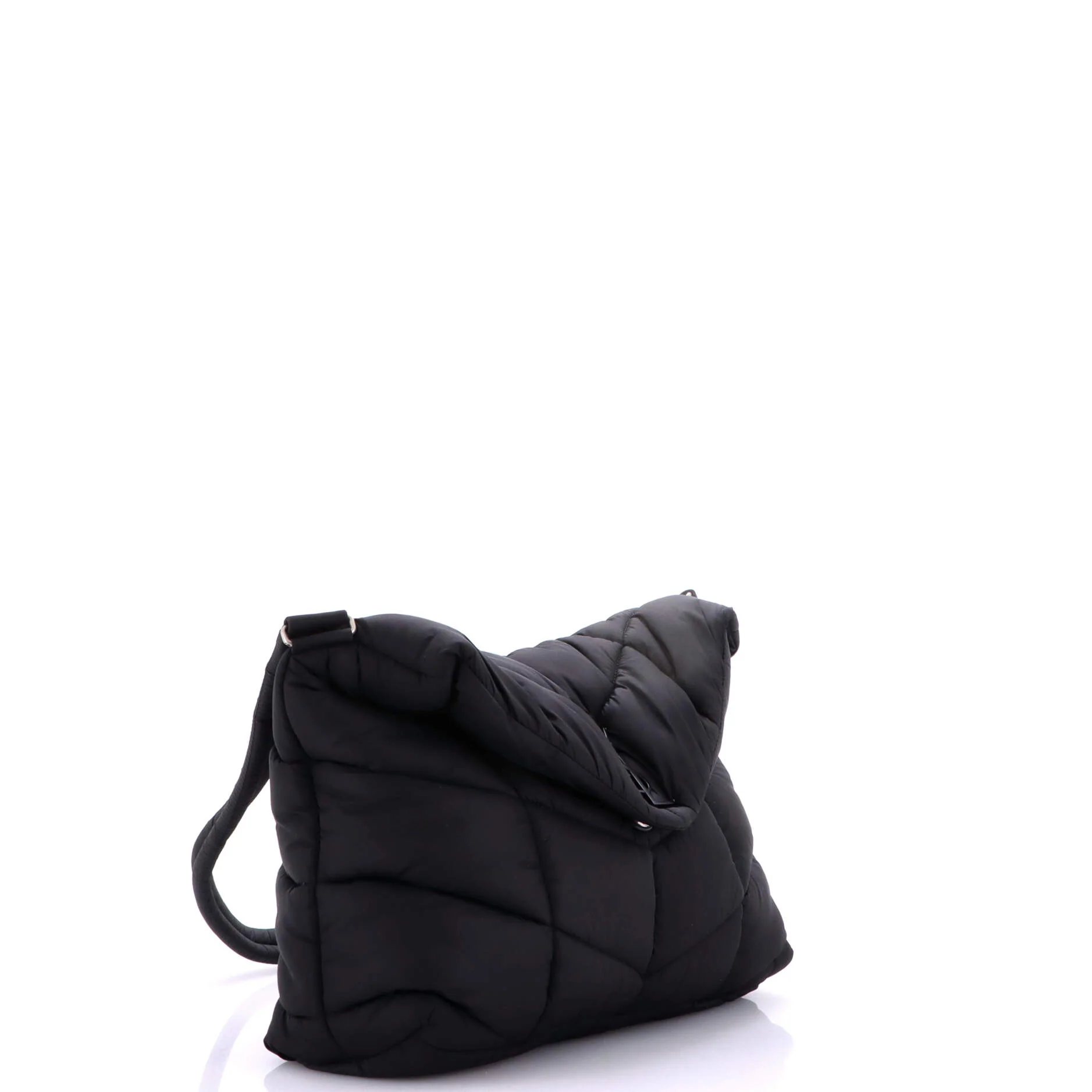 Loulou Puffer Messenger Bag Quilted Econyl - Image 2