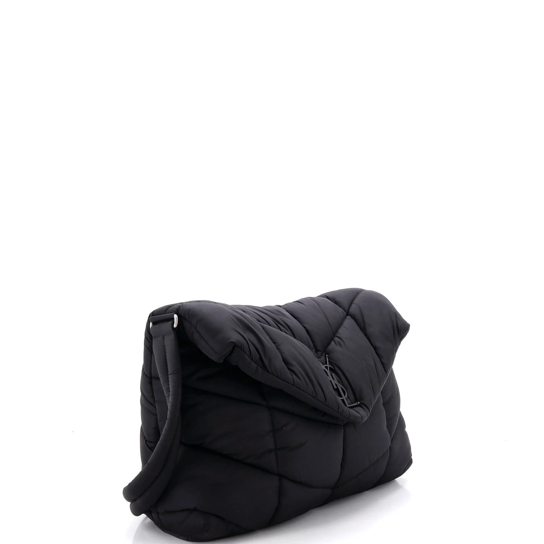 Loulou Puffer Messenger Bag Quilted Econyl - Image 2