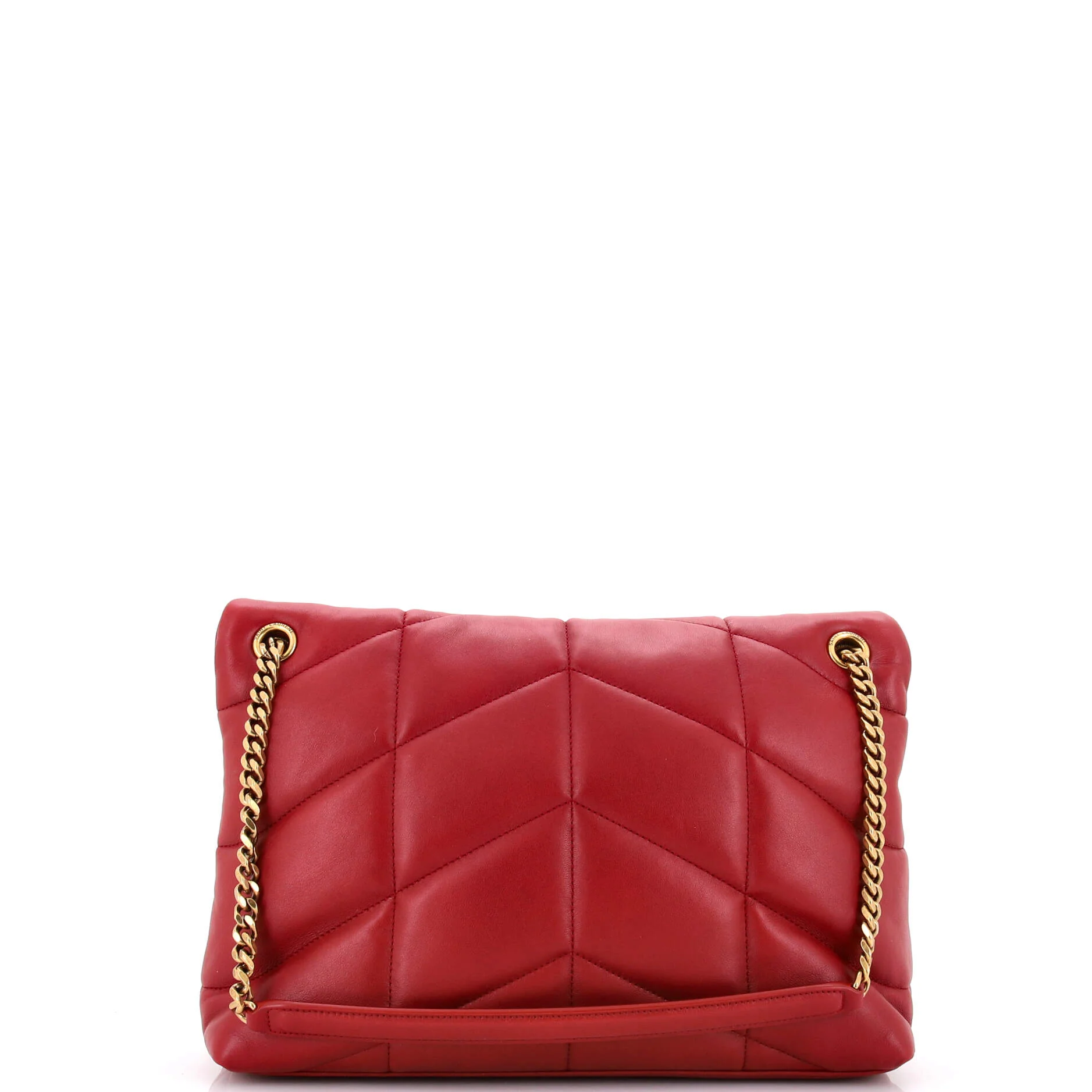 Loulou Puffer Shoulder Bag Quilted Leather Medium - Image 3