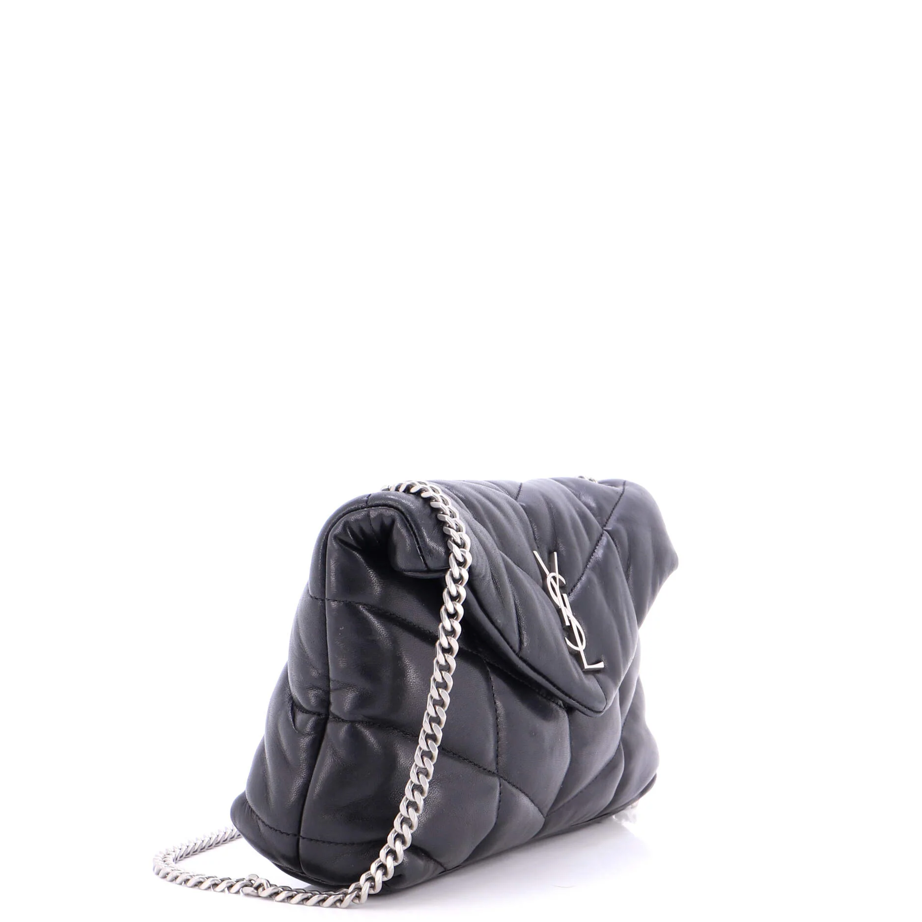 Loulou Puffer Shoulder Bag Quilted Leather Mini - Image 2