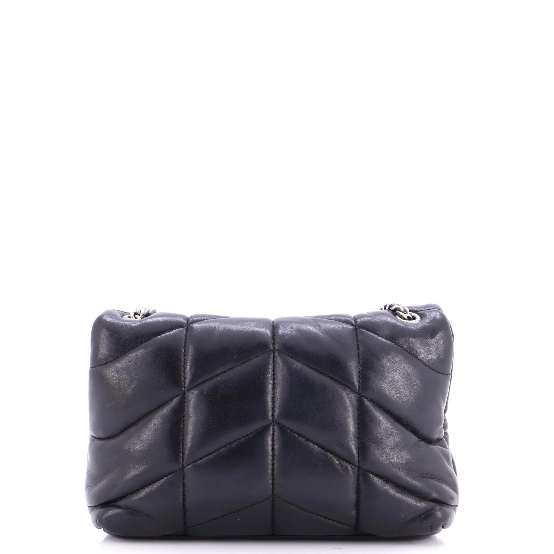 Loulou Puffer Shoulder Bag Quilted Leather Mini - Image 3
