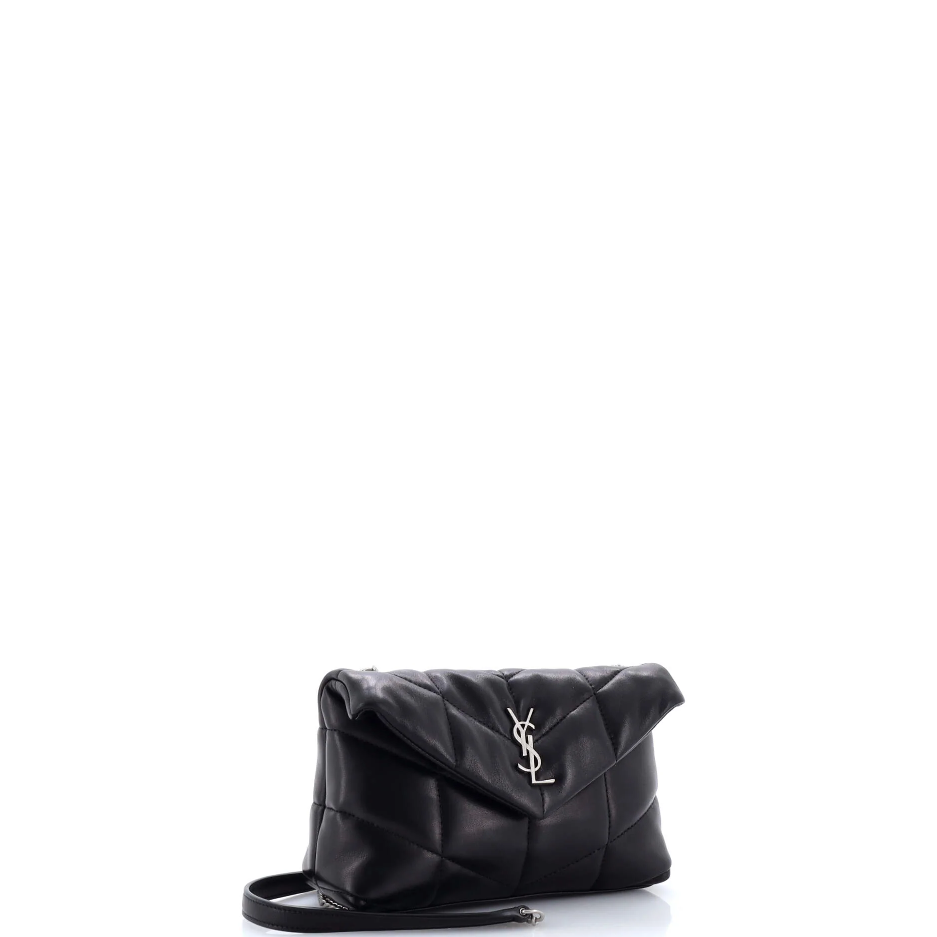 Loulou Puffer Shoulder Bag Quilted Leather Mini - Image 2