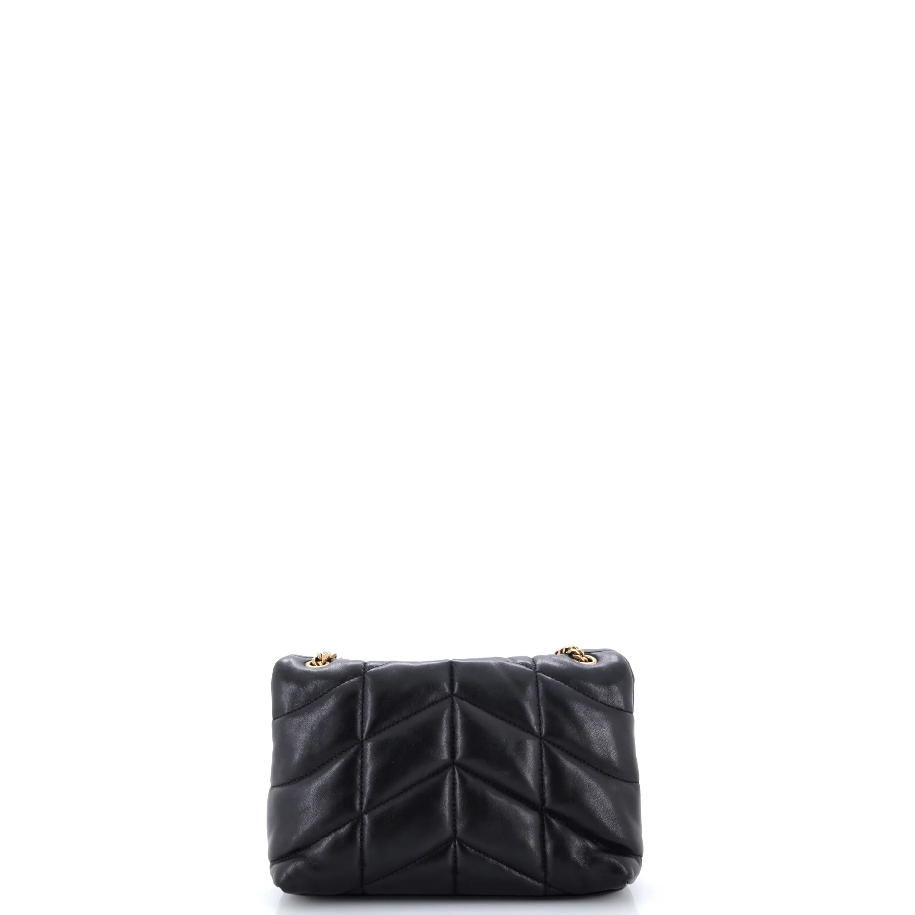 Loulou Puffer Shoulder Bag Quilted Leather Mini - Image 3