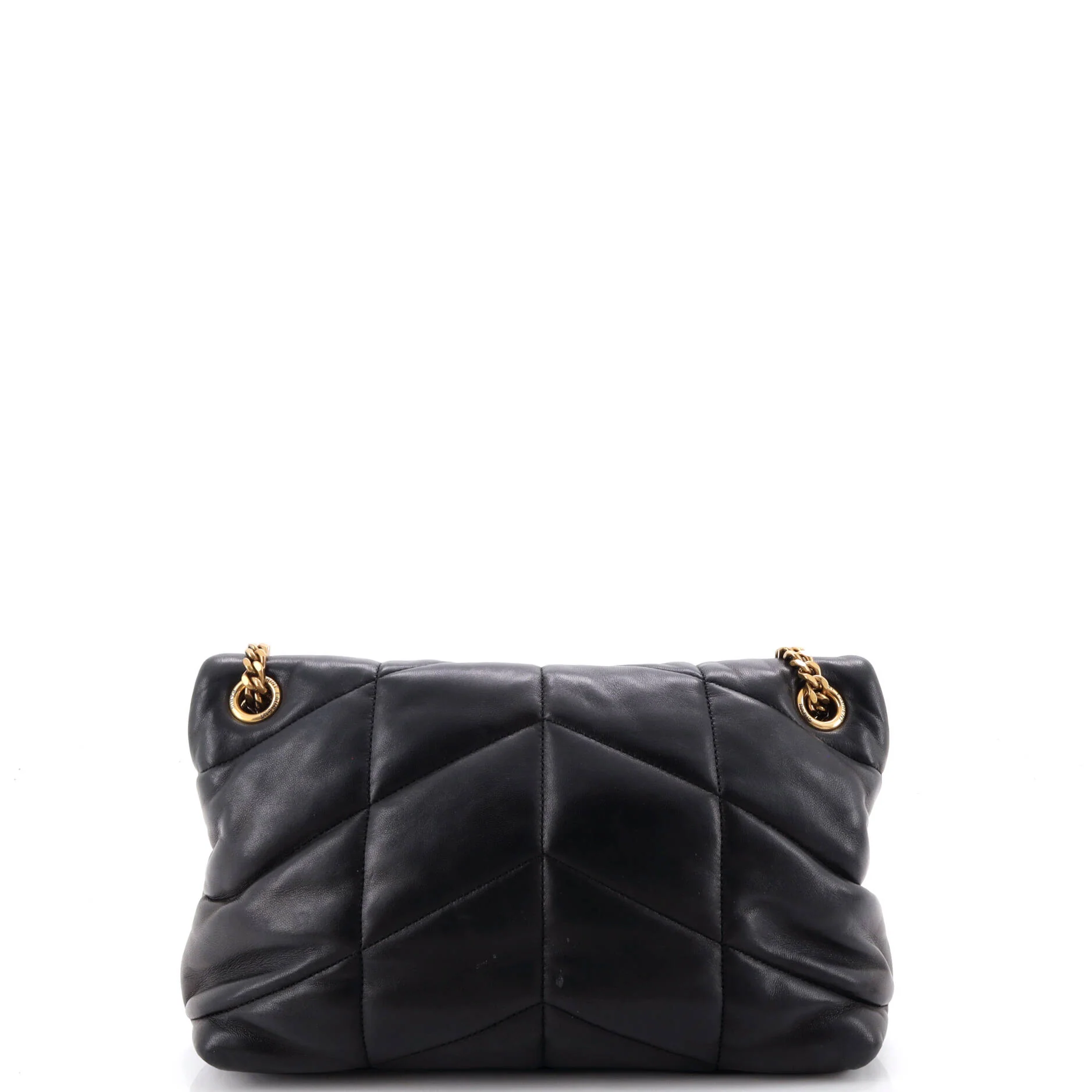 Loulou Puffer Shoulder Bag Quilted Leather Small - Image 3