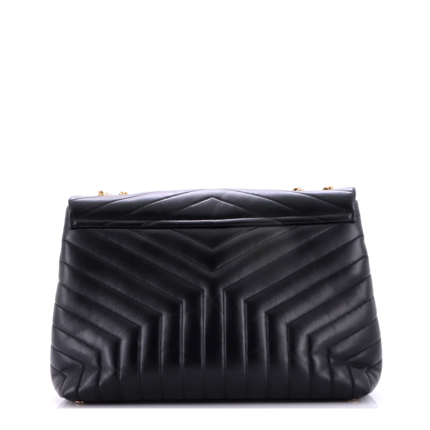 Loulou Shoulder Bag Matelasse Chevron Leather Large - Image 3