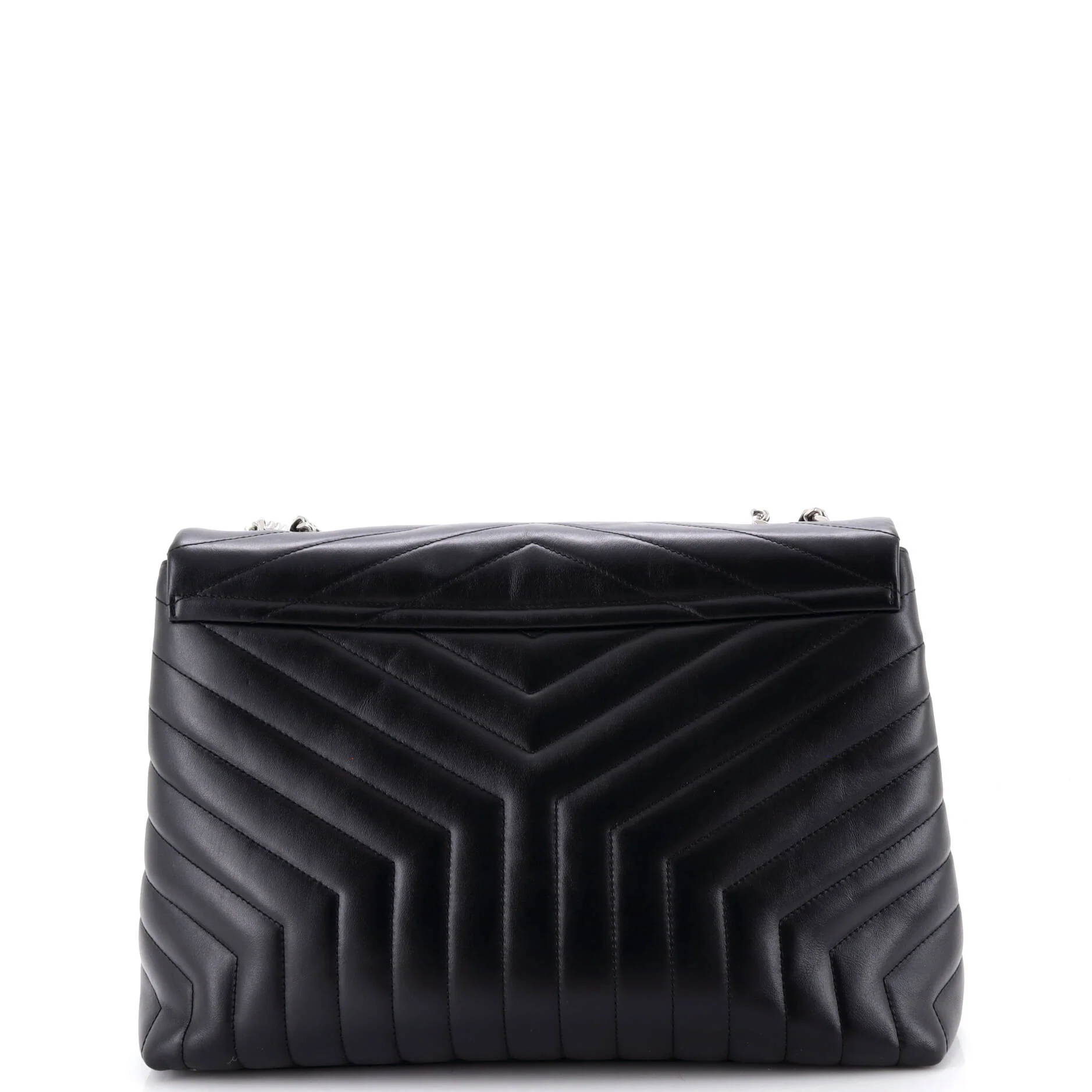Loulou Shoulder Bag Matelasse Chevron Leather Large - Image 3