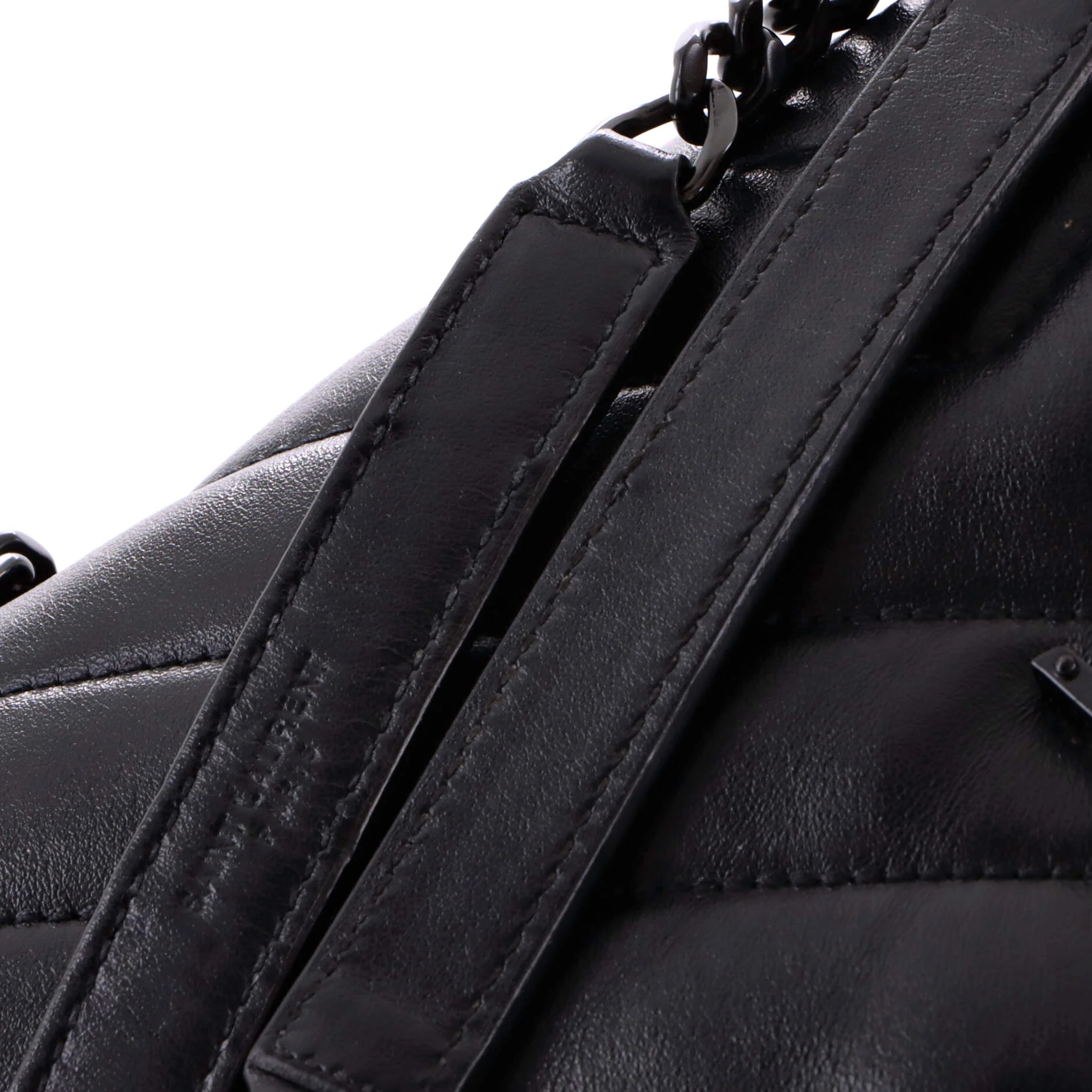 Loulou Shoulder Bag Matelasse Chevron Leather Medium - Image 7
