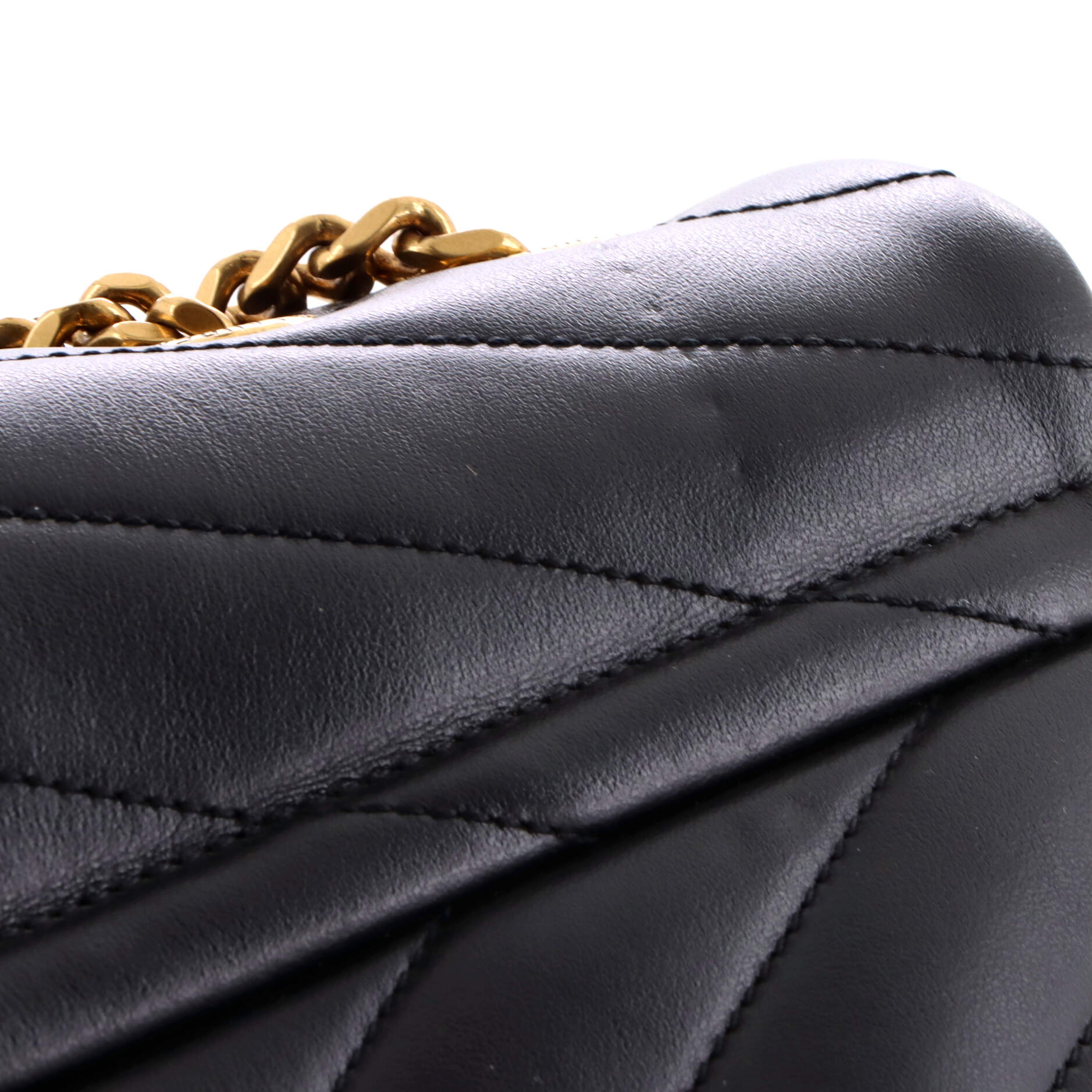 Loulou Shoulder Bag Matelasse Chevron Leather Medium - Image 6