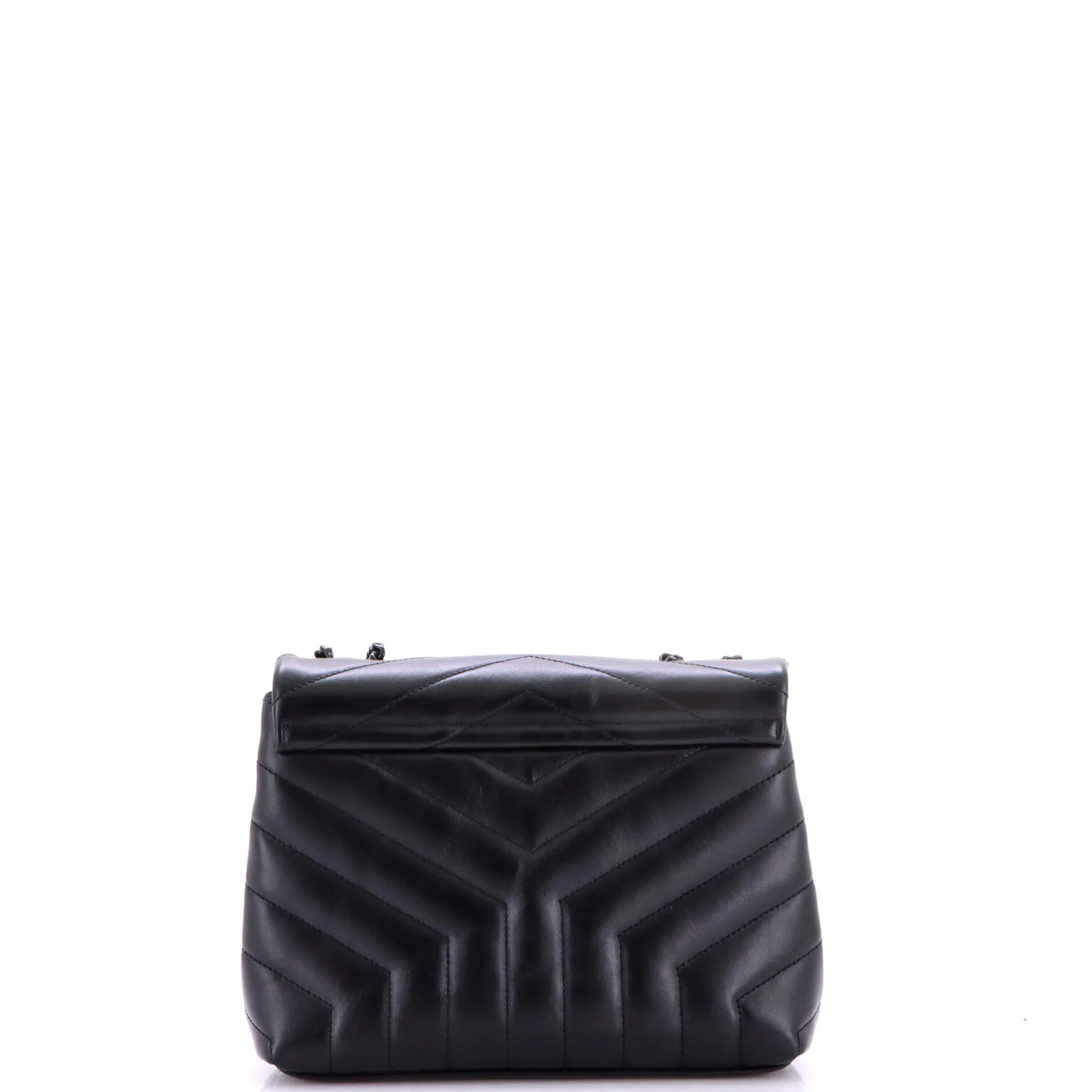 Loulou Shoulder Bag Matelasse Chevron Leather Small - Image 3
