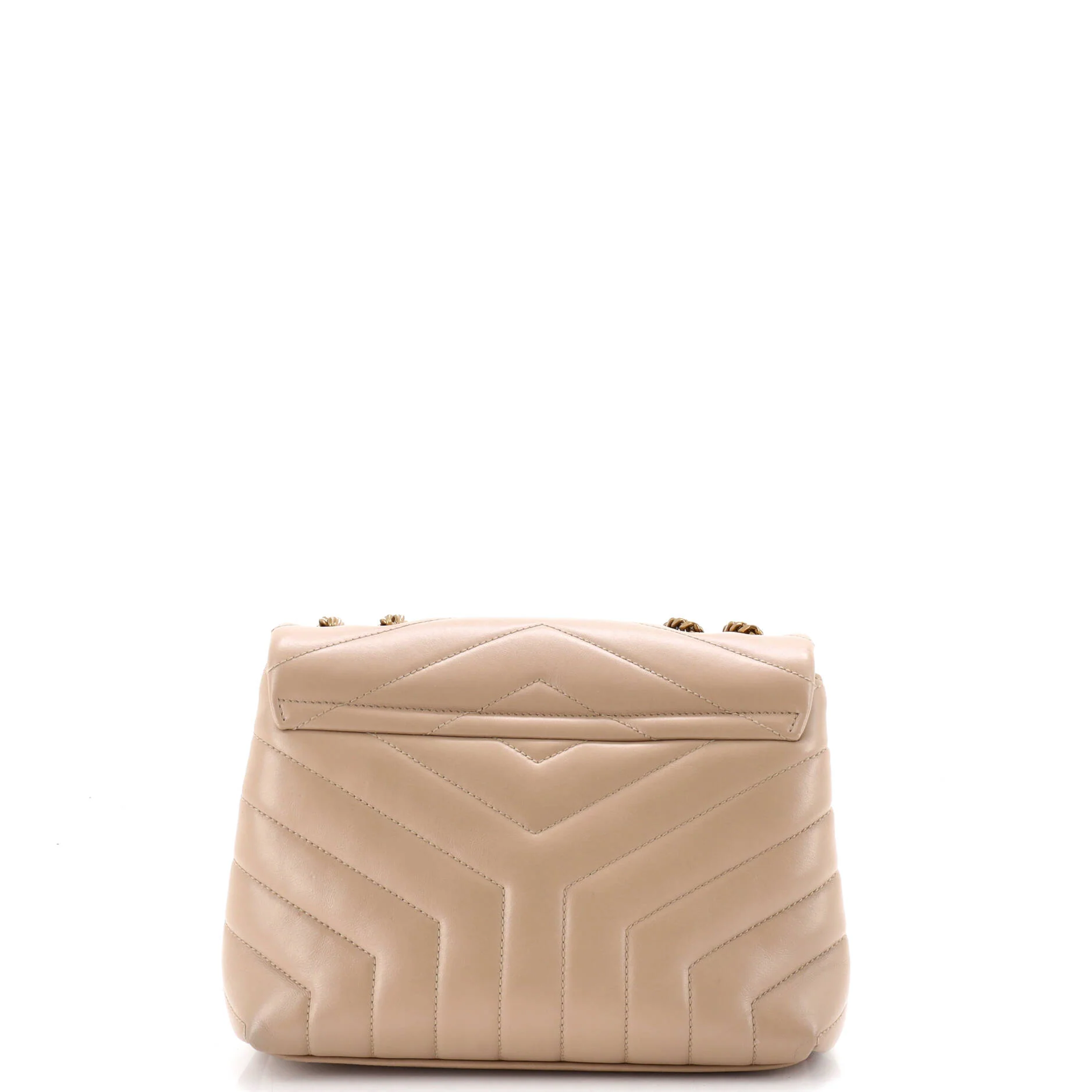 Loulou Shoulder Bag Matelasse Chevron Leather Small - Image 3