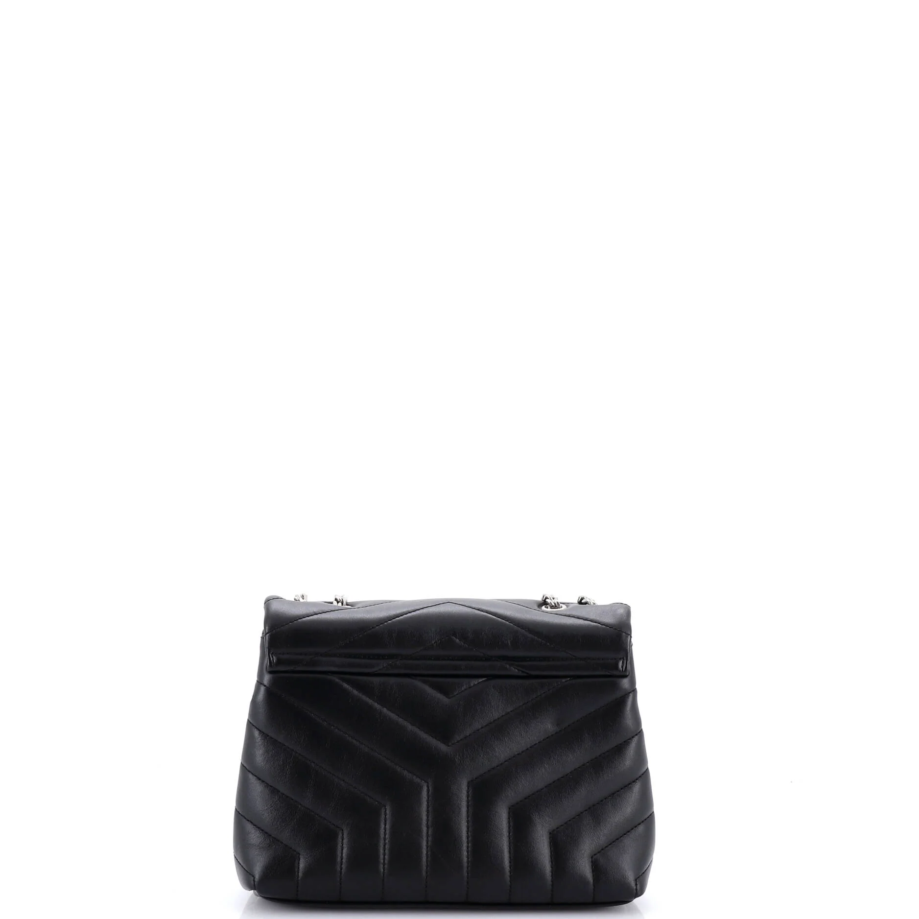 Loulou Shoulder Bag Matelasse Chevron Leather Small - Image 3