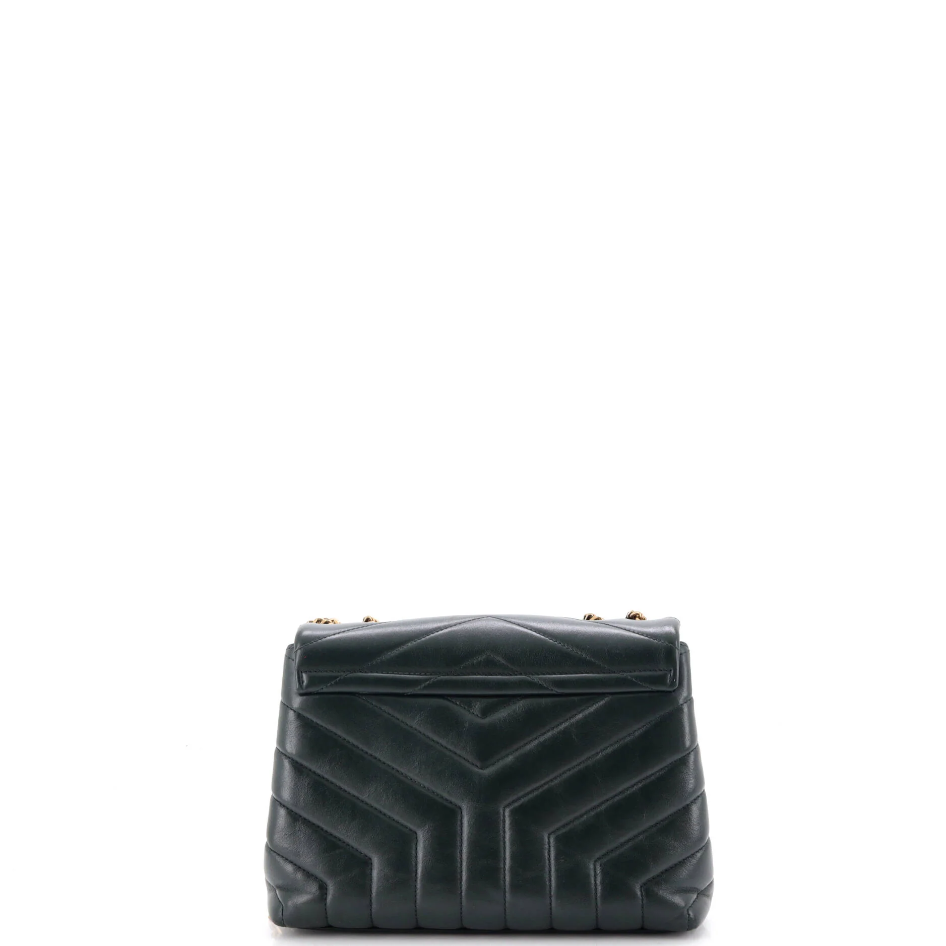 Loulou Shoulder Bag Matelasse Chevron Leather Small - Image 3