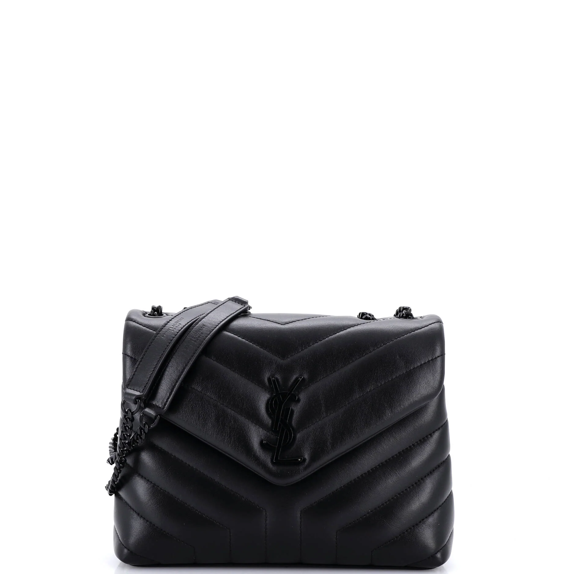 Loulou Shoulder Bag Matelasse Chevron Leather Small