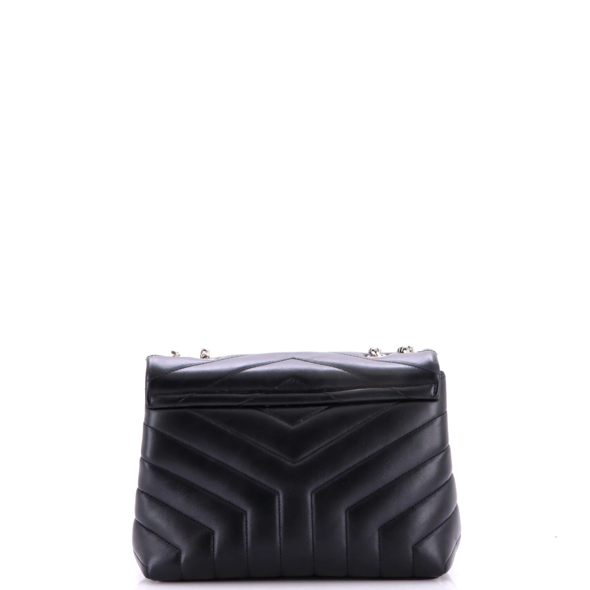 Loulou Shoulder Bag Matelasse Chevron Leather Small - Image 3