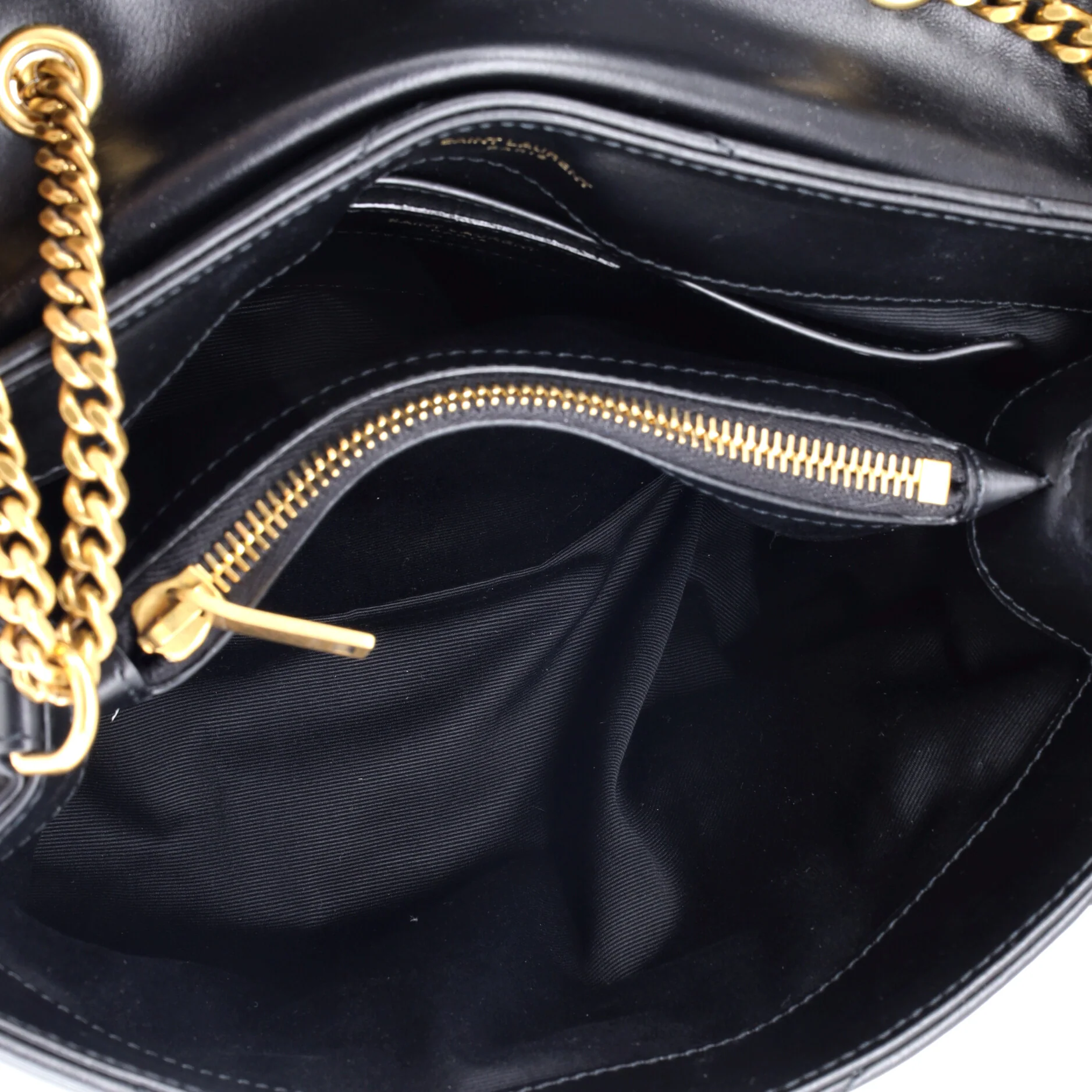 Loulou Shoulder Bag Matelasse Chevron Leather Small - Image 5