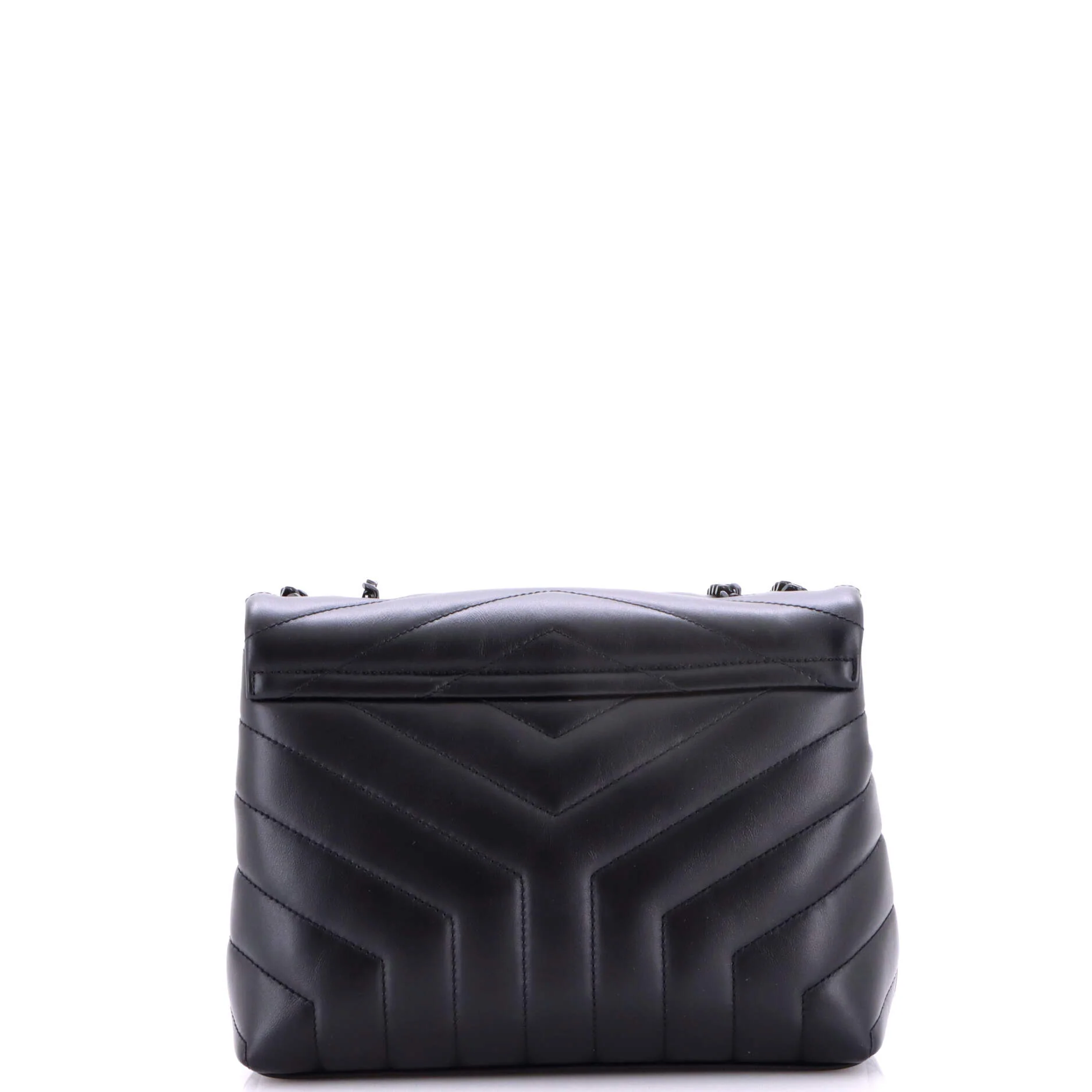 Loulou Shoulder Bag Matelasse Chevron Leather Small - Image 3