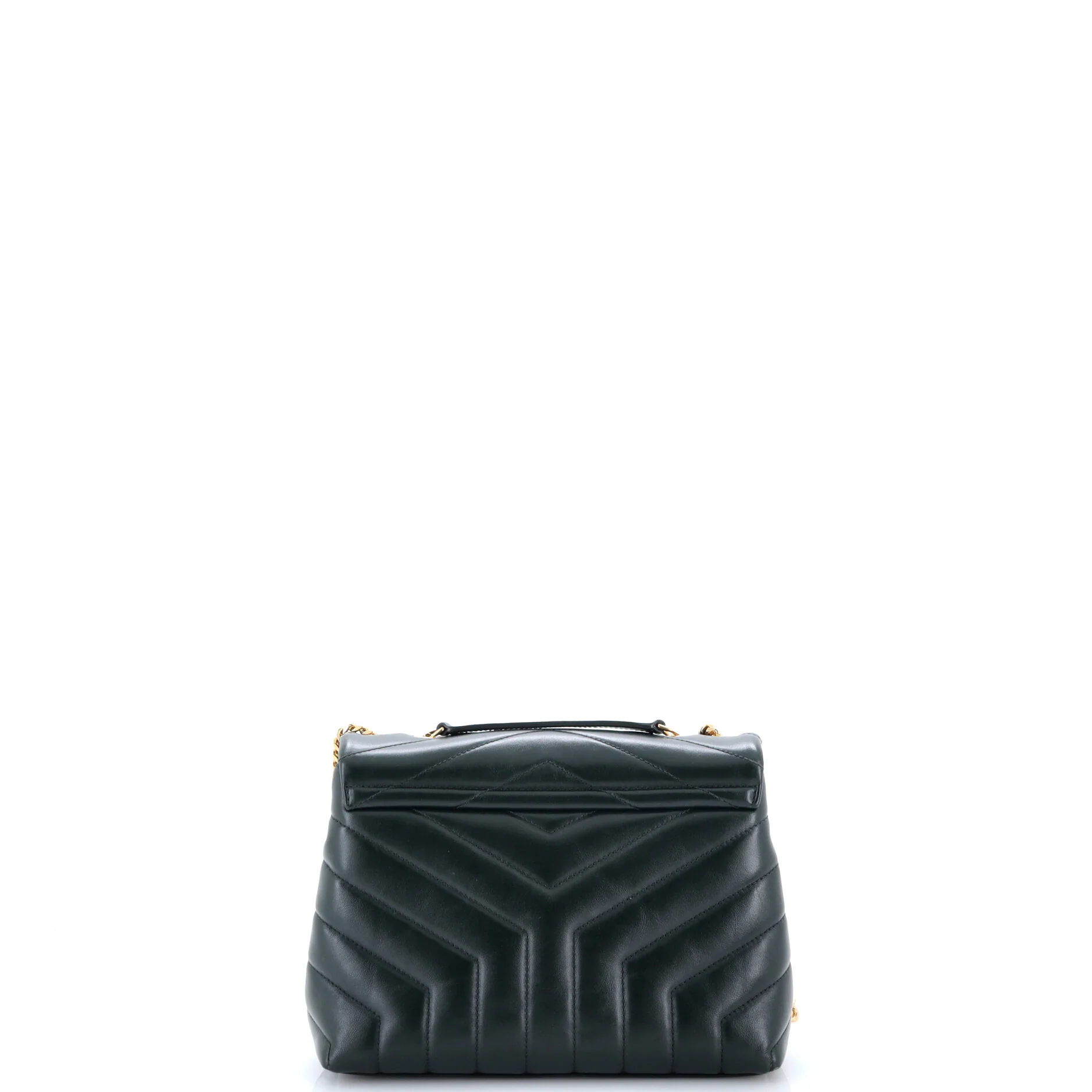 Loulou Shoulder Bag Matelasse Chevron Leather Small - Image 3