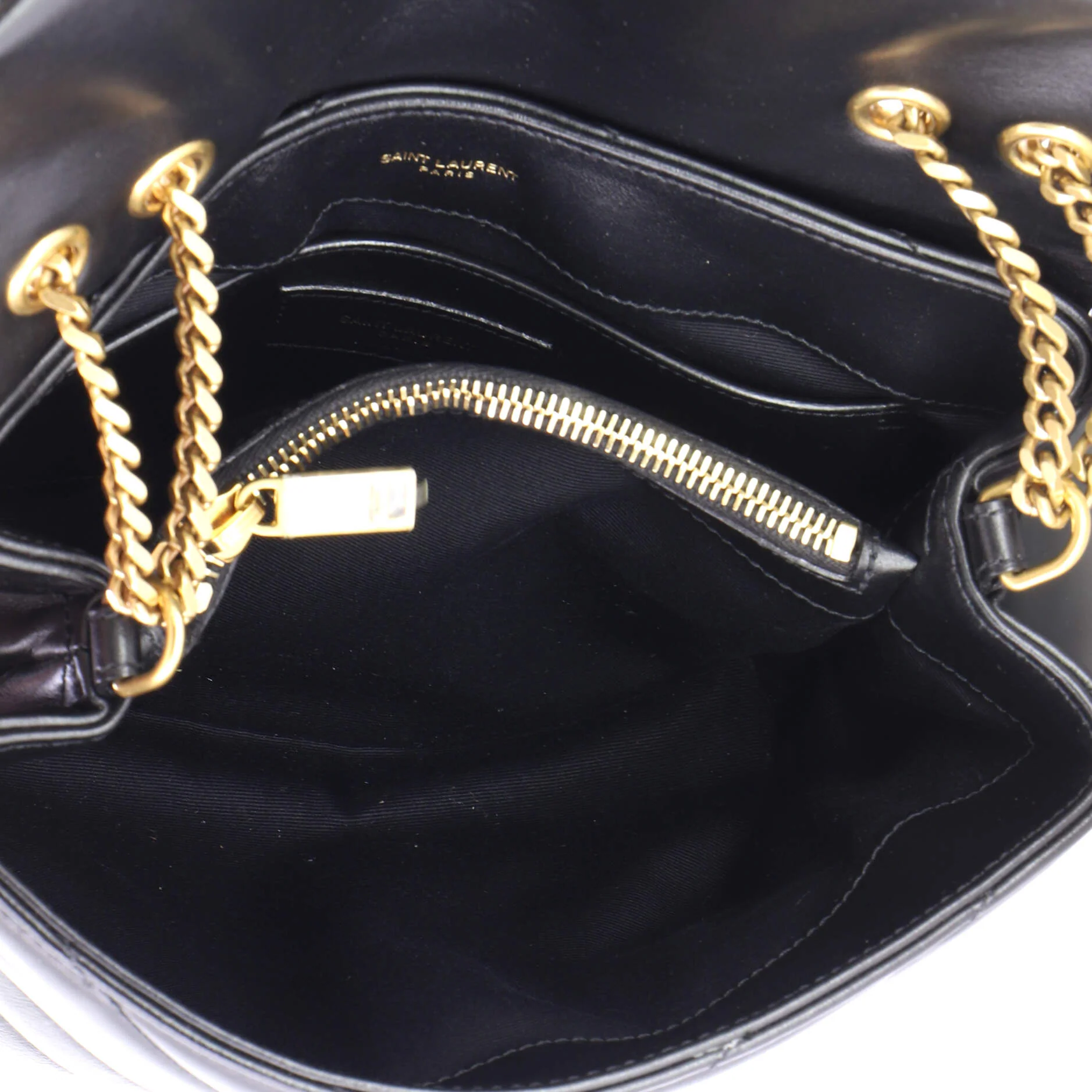 Loulou Shoulder Bag Matelasse Chevron Leather Small - Image 5