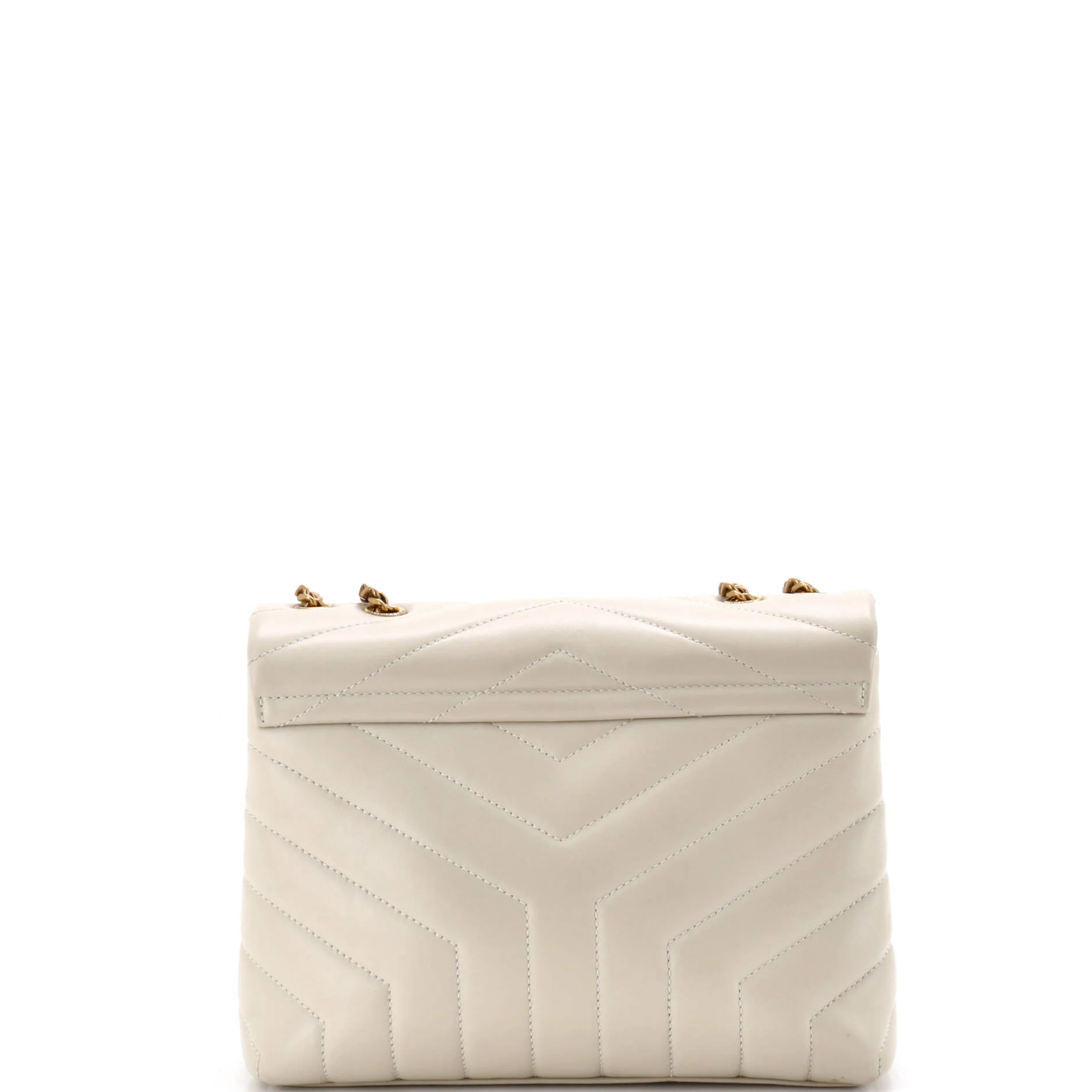 Loulou Shoulder Bag Matelasse Chevron Leather Small - Image 3