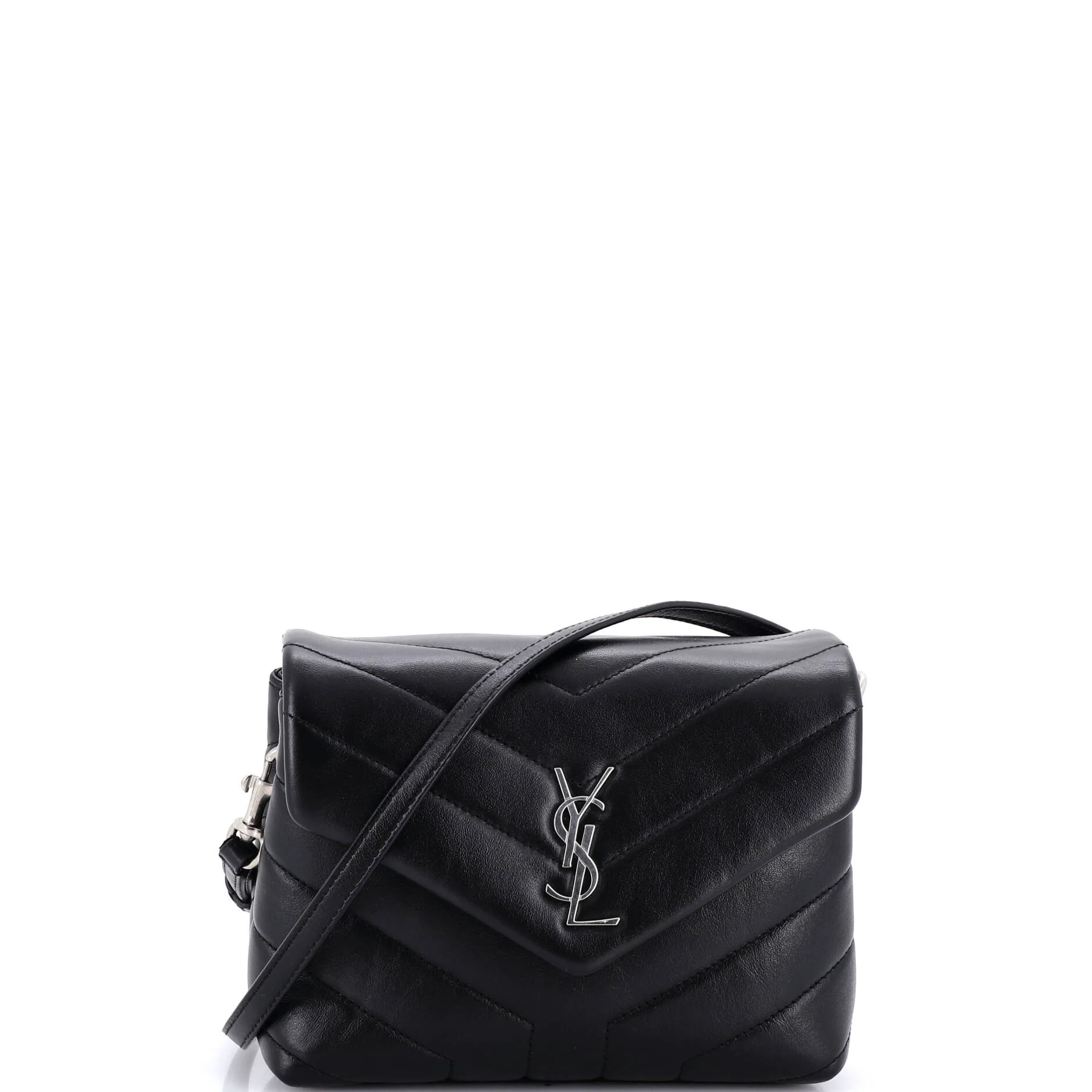 Loulou Shoulder Bag Matelasse Chevron Leather Toy