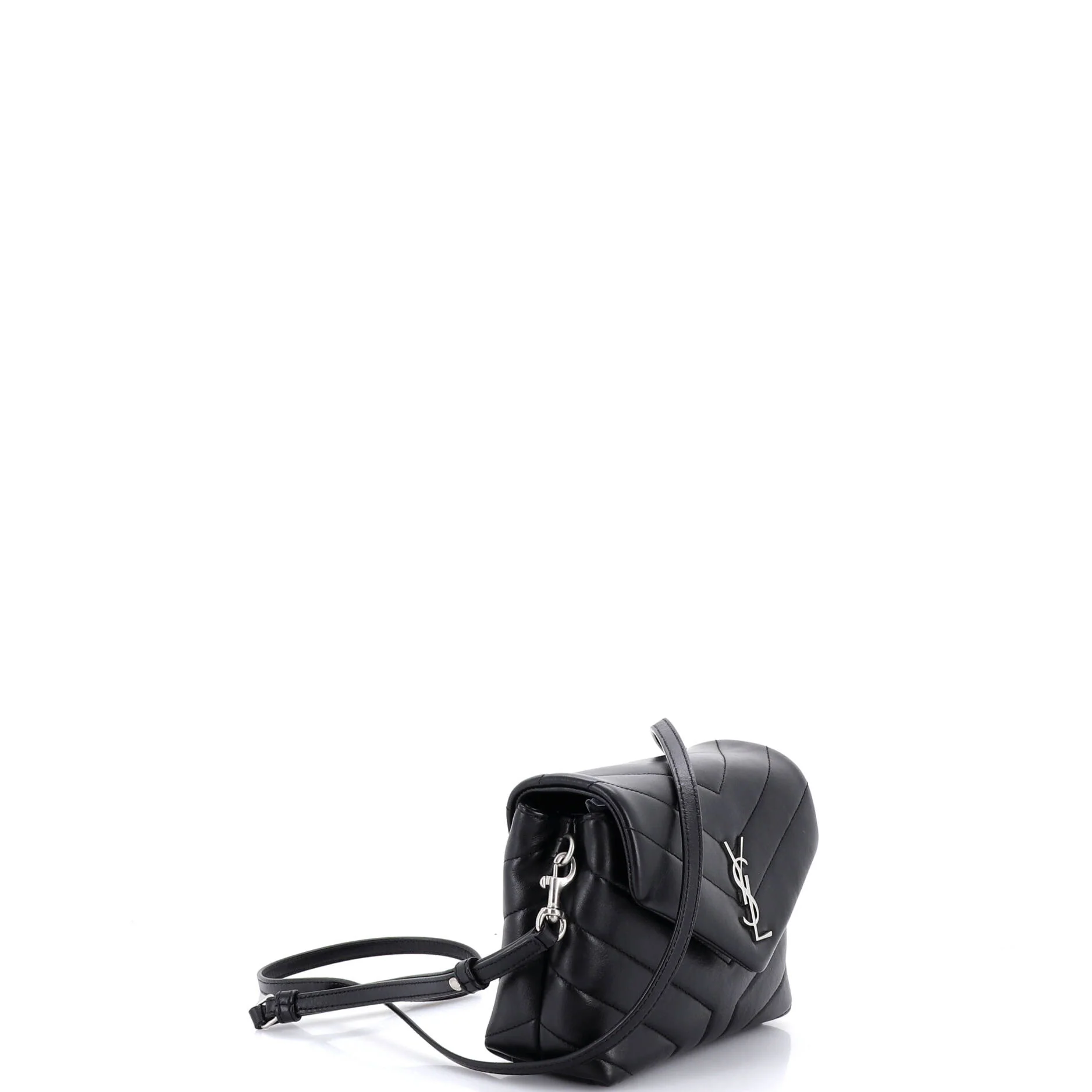 Loulou Shoulder Bag Matelasse Chevron Leather Toy - Image 2
