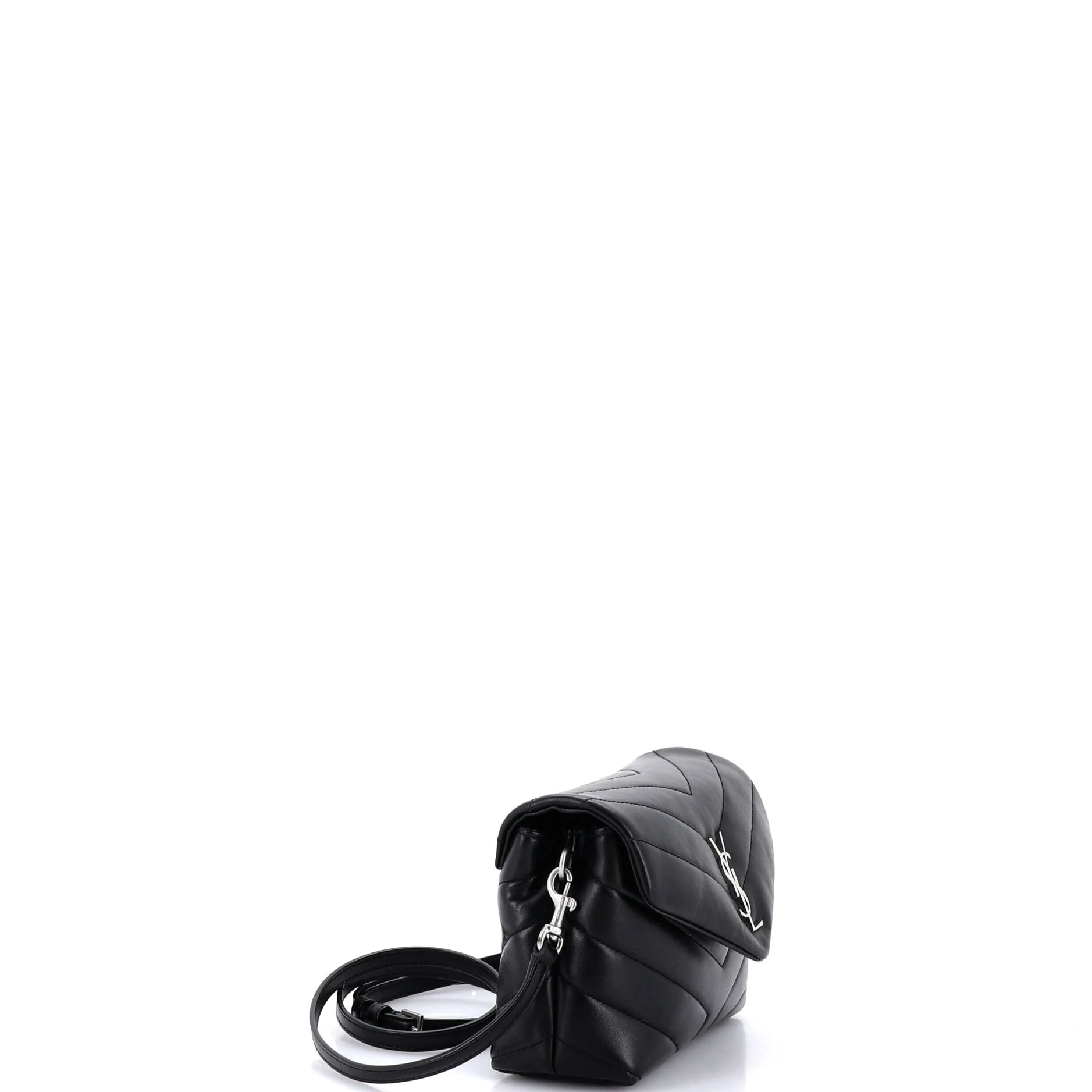 Loulou Shoulder Bag Matelasse Chevron Leather Toy - Image 2