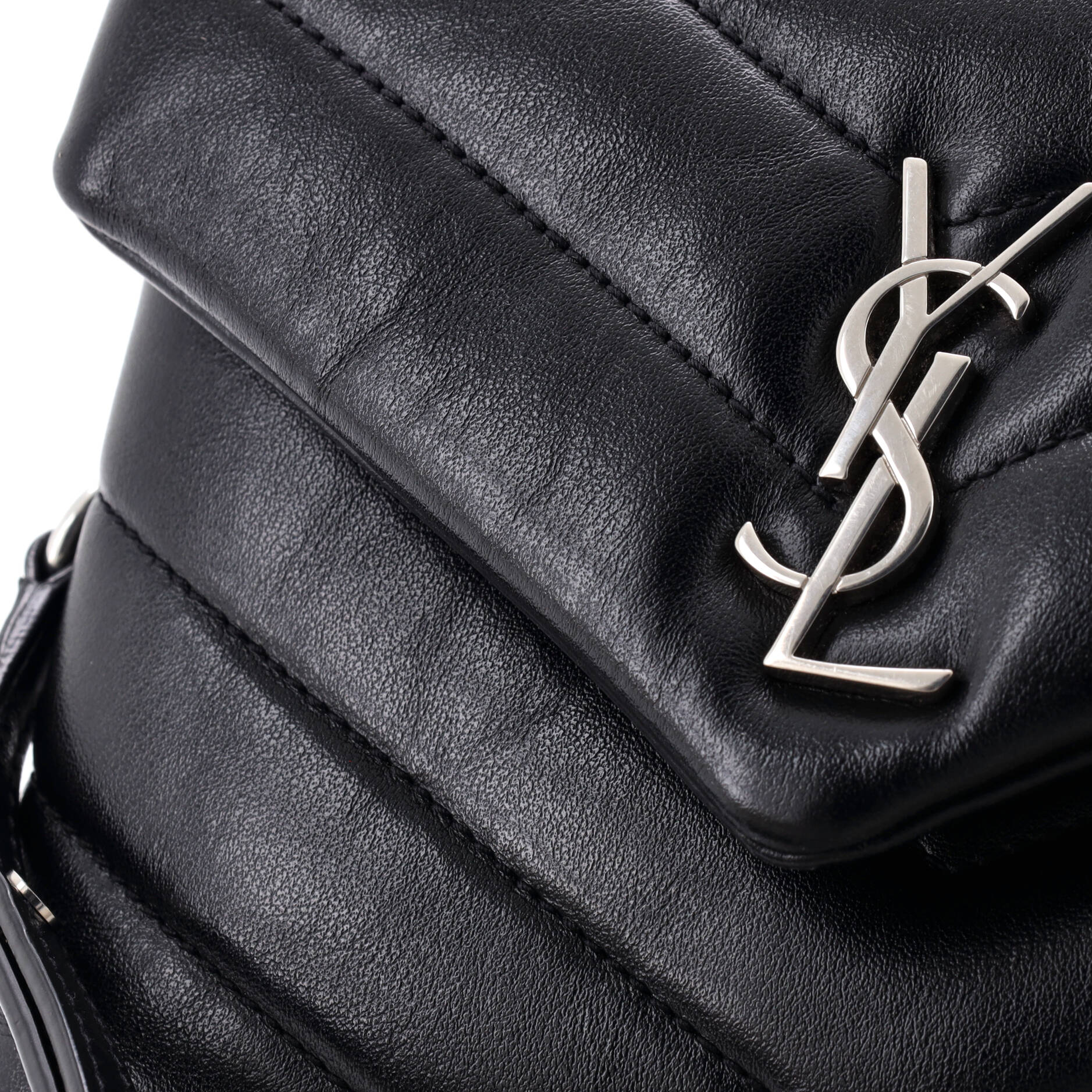 Loulou Shoulder Bag Matelasse Chevron Leather Toy - Image 6