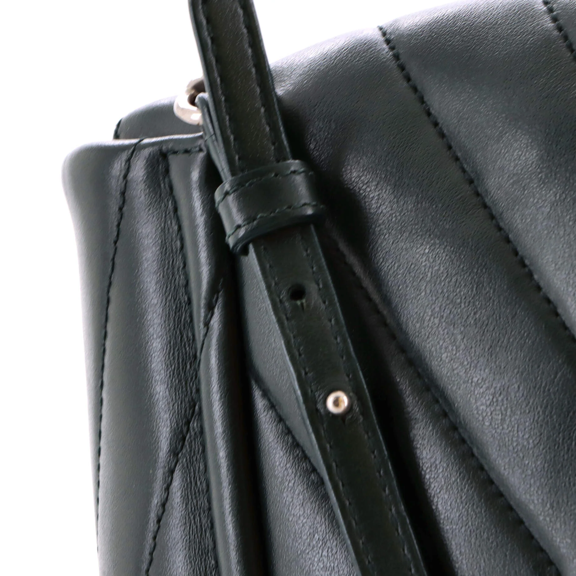 Loulou Shoulder Bag Matelasse Chevron Leather Toy - Image 7