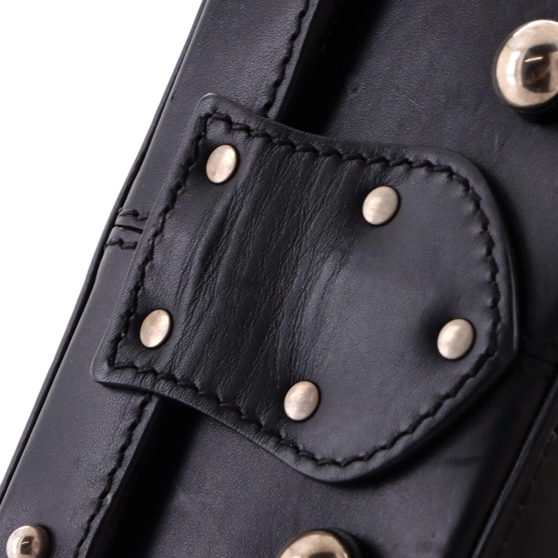 Mica Hatbox Bag Leather Small - Image 8
