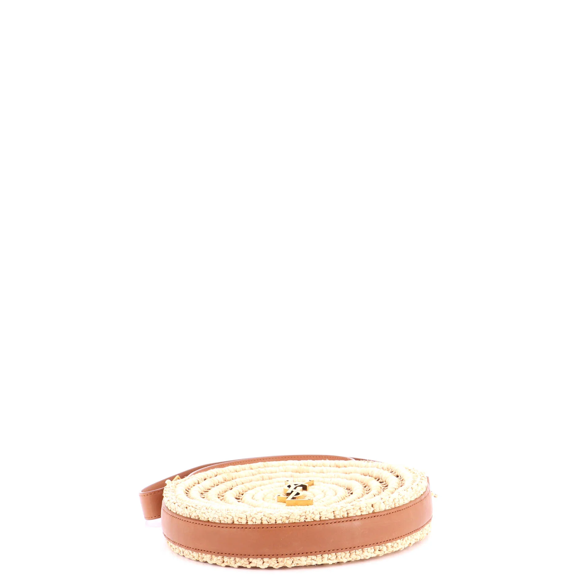 Monogram Round Camera Bag Raffia - Image 4